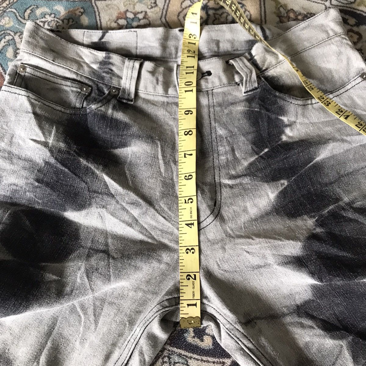 Japanese Brand Japanese Brand Modern Lovers Denim Flare Jeans Bleach Size US 31 - 16 Thumbnail