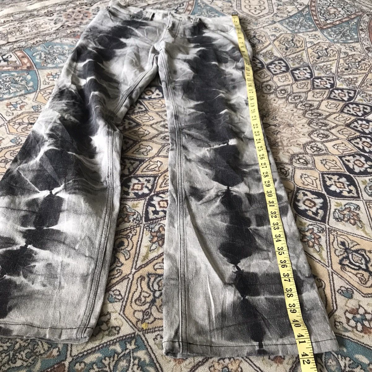 Japanese Brand Japanese Brand Modern Lovers Denim Flare Jeans Bleach Size US 31 - 20 Thumbnail