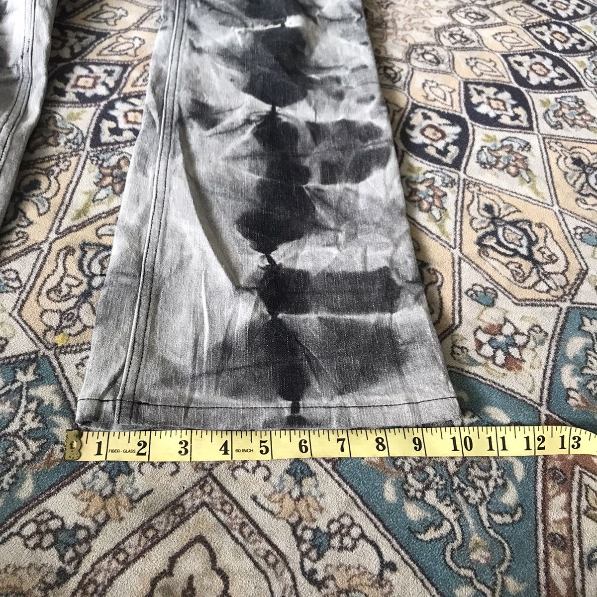 Japanese Brand Japanese Brand Modern Lovers Denim Flare Jeans Bleach Size US 31 - 19 Thumbnail