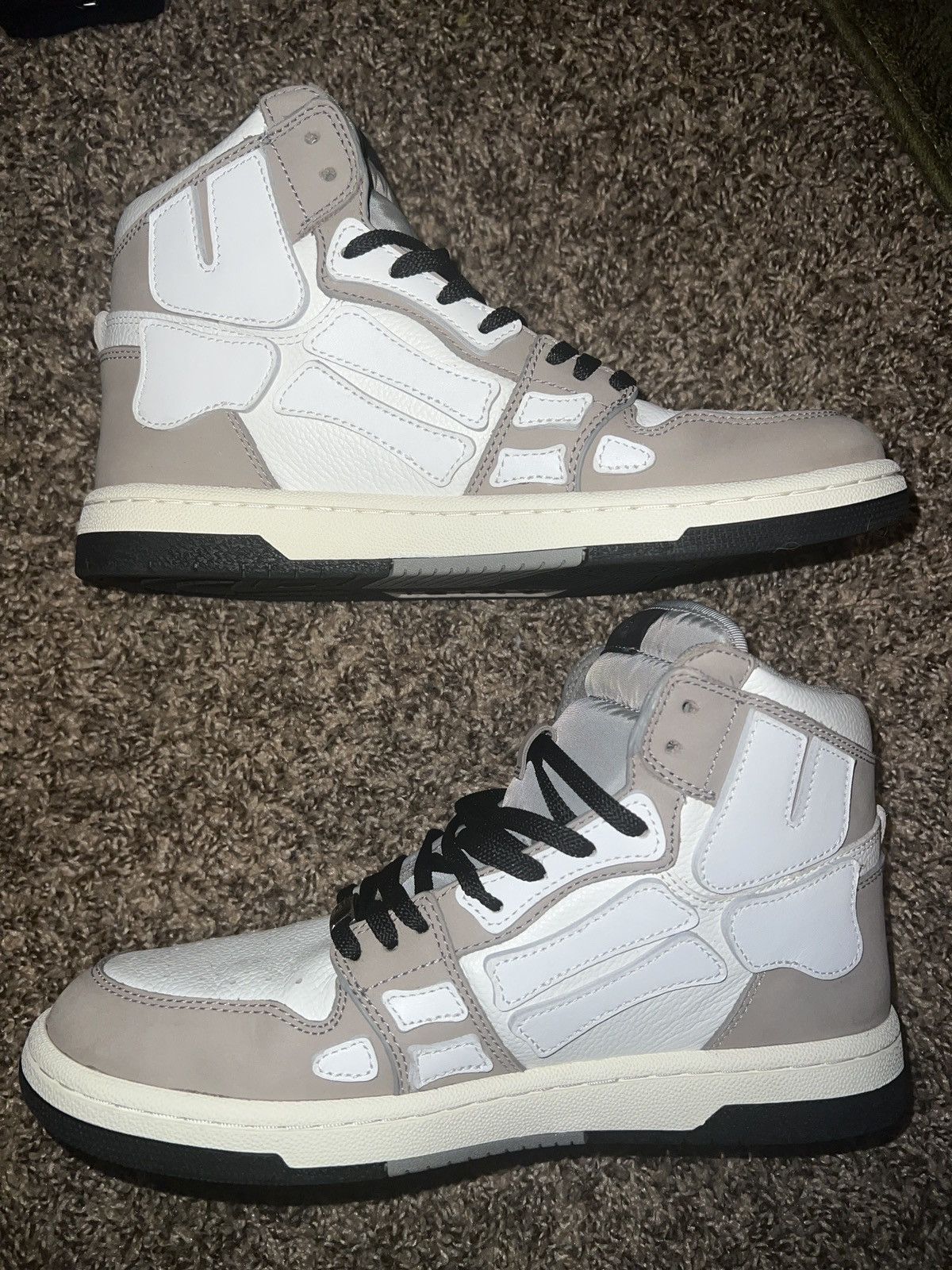 Amiri skel hi top gray