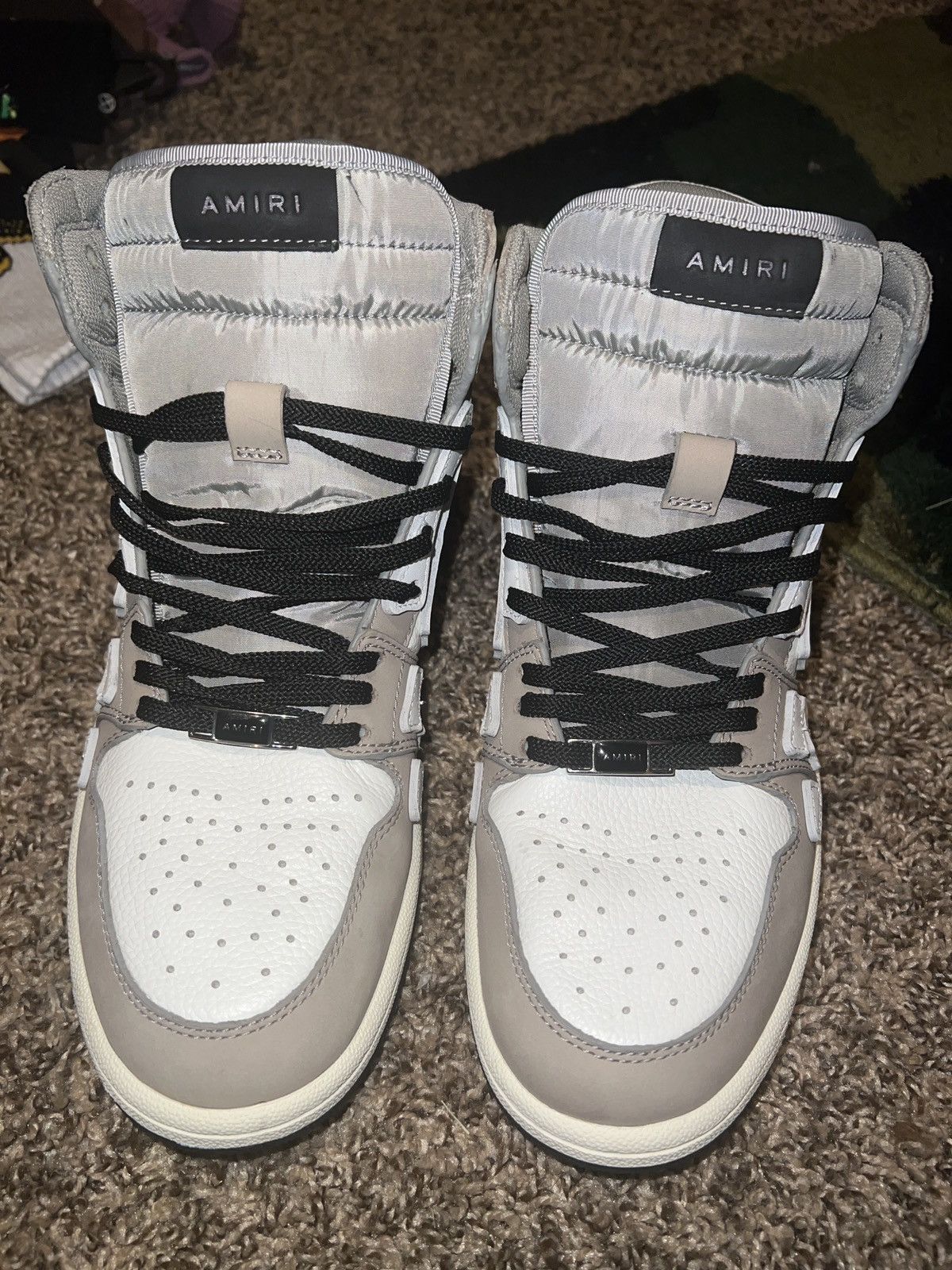 Amiri Amiri skel hi top gray Size US 8 / EU 41 - 2 Thumbnail