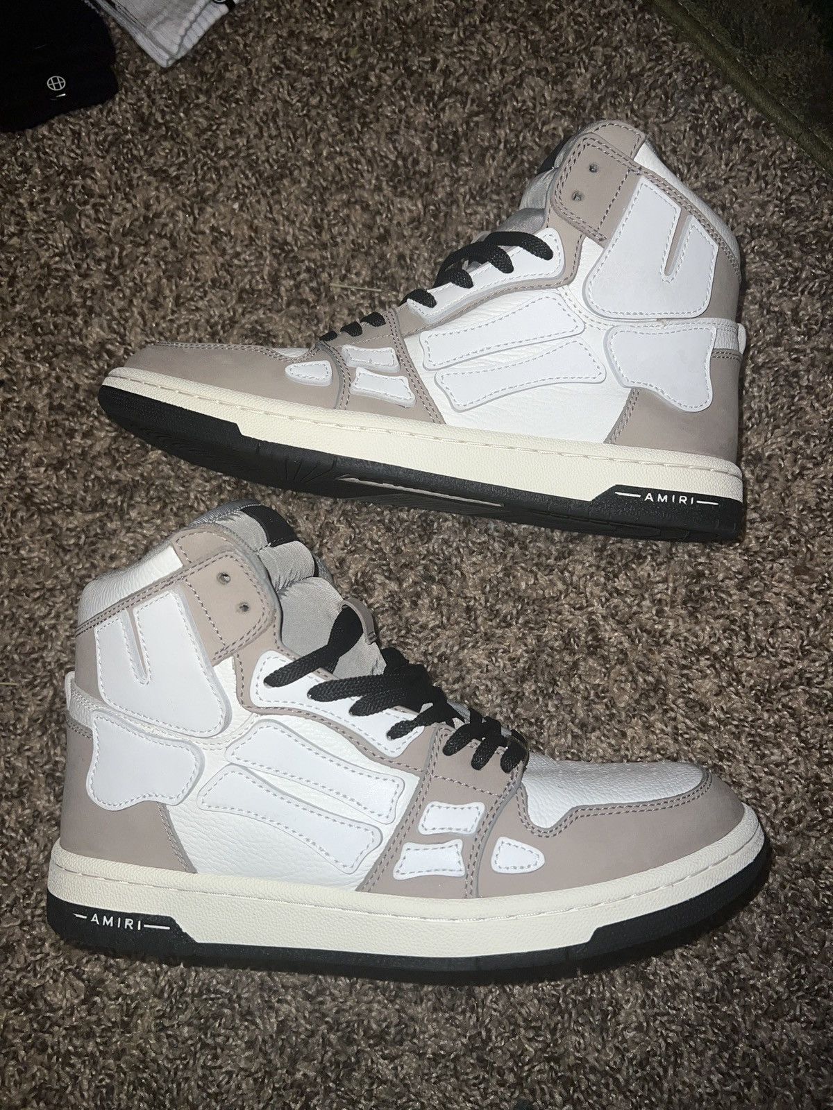 Amiri Amiri skel hi top gray Size US 8 / EU 41 - 3 Thumbnail