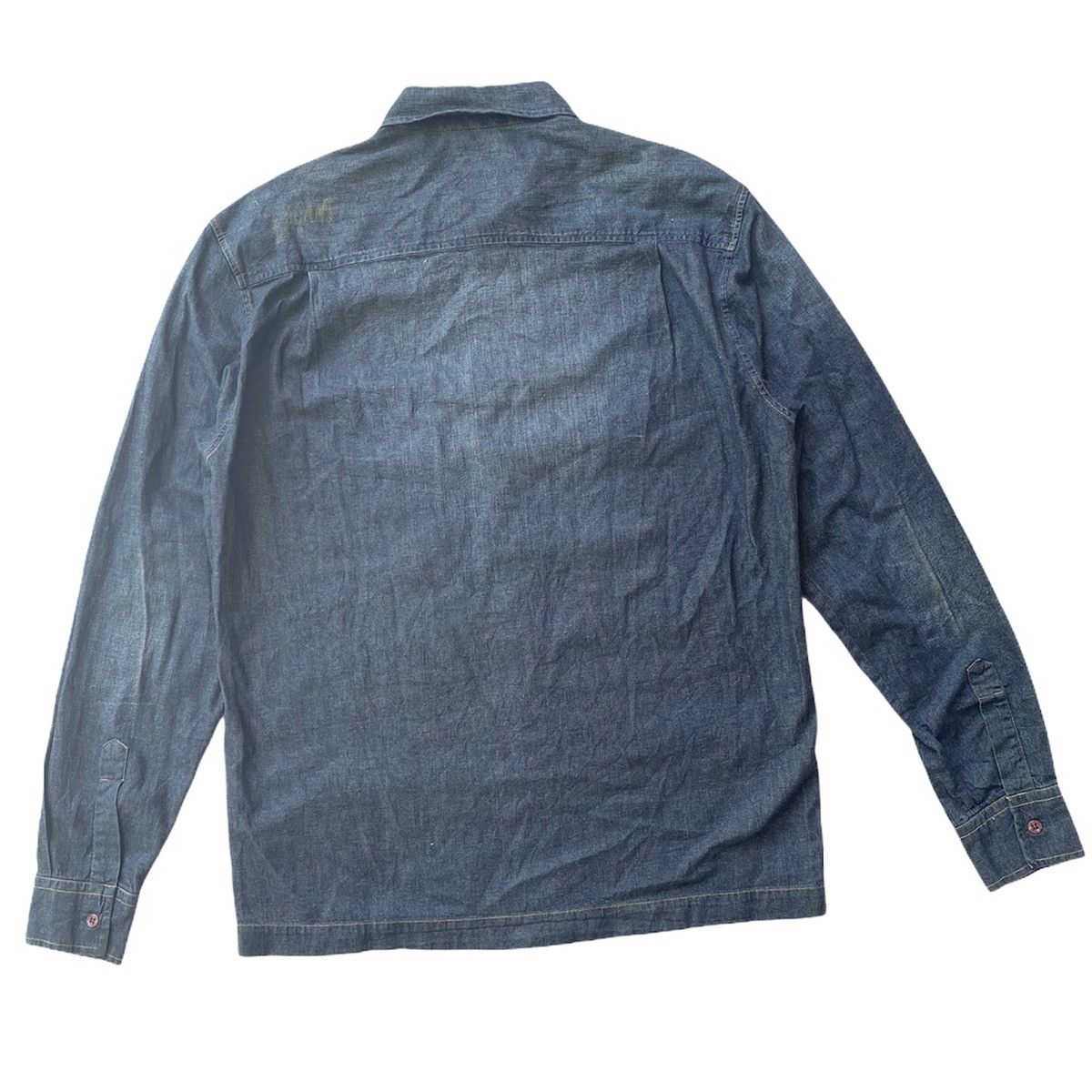 W&LT × Walter Van Beirendonck W&LT Hand Write Denim Shirt Size US L / EU 52-54 / 3 - 6 Thumbnail