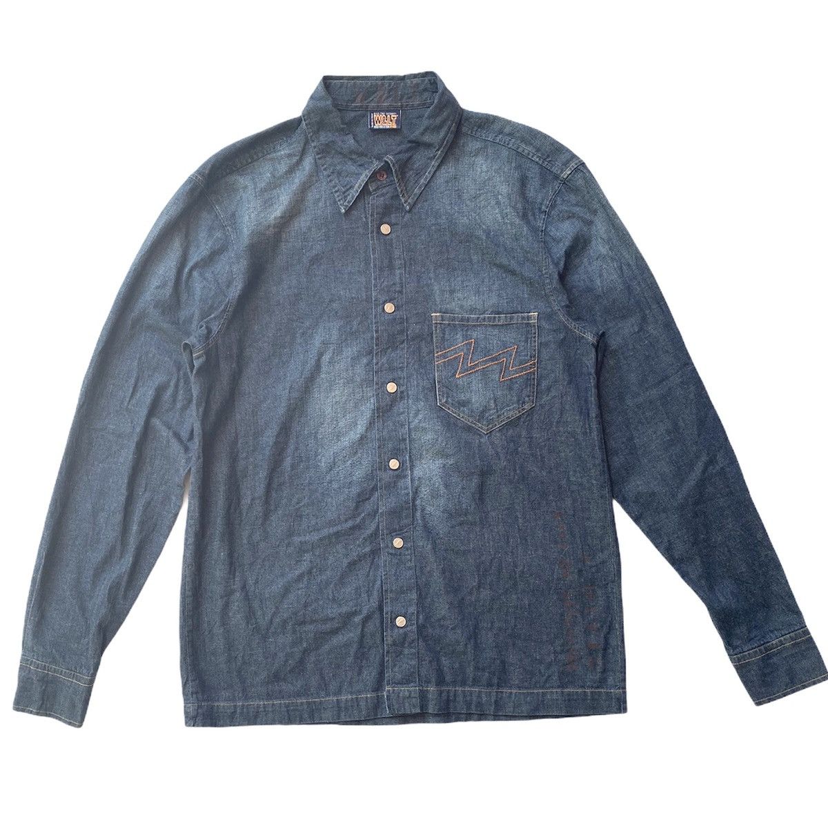 W&LT Hand Write Denim Shirt