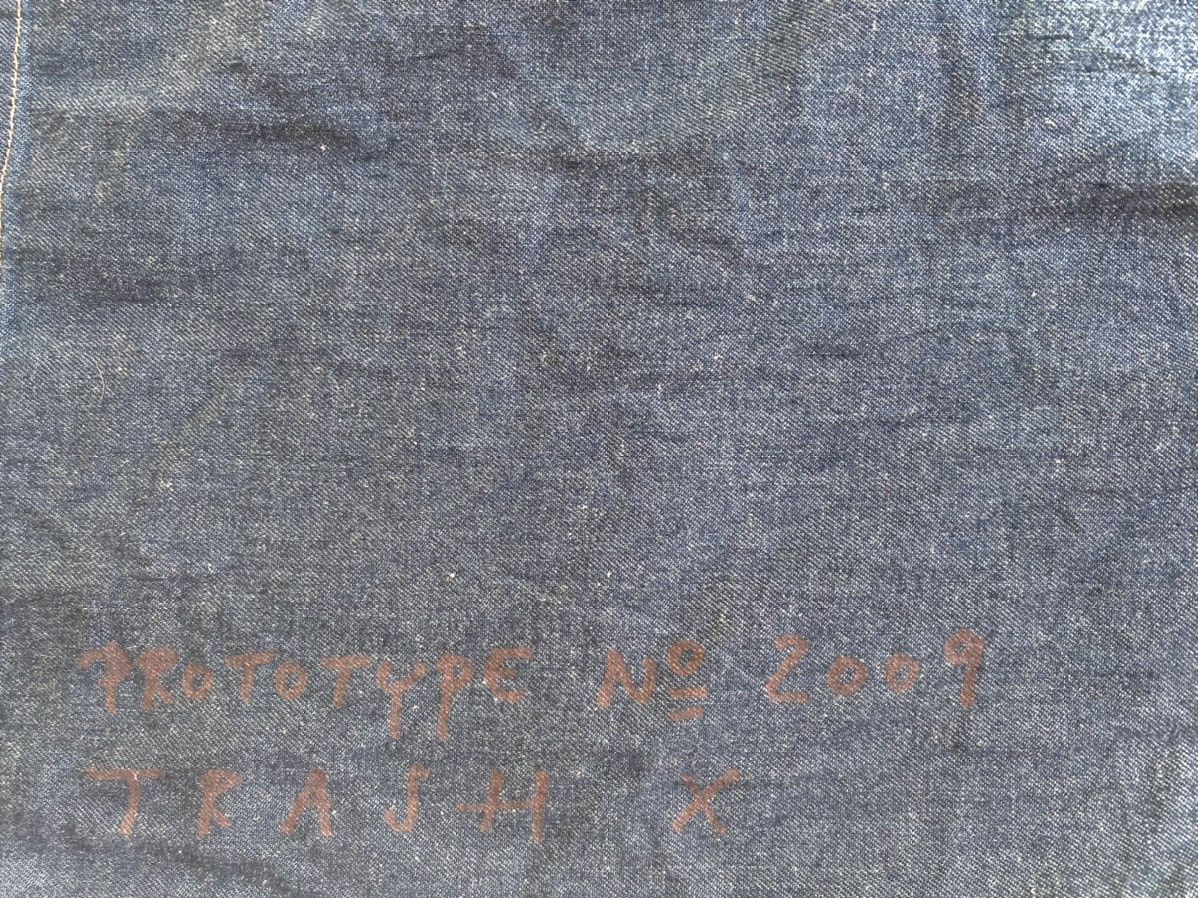 W&LT × Walter Van Beirendonck W&LT Hand Write Denim Shirt Size US L / EU 52-54 / 3 - 4 Thumbnail