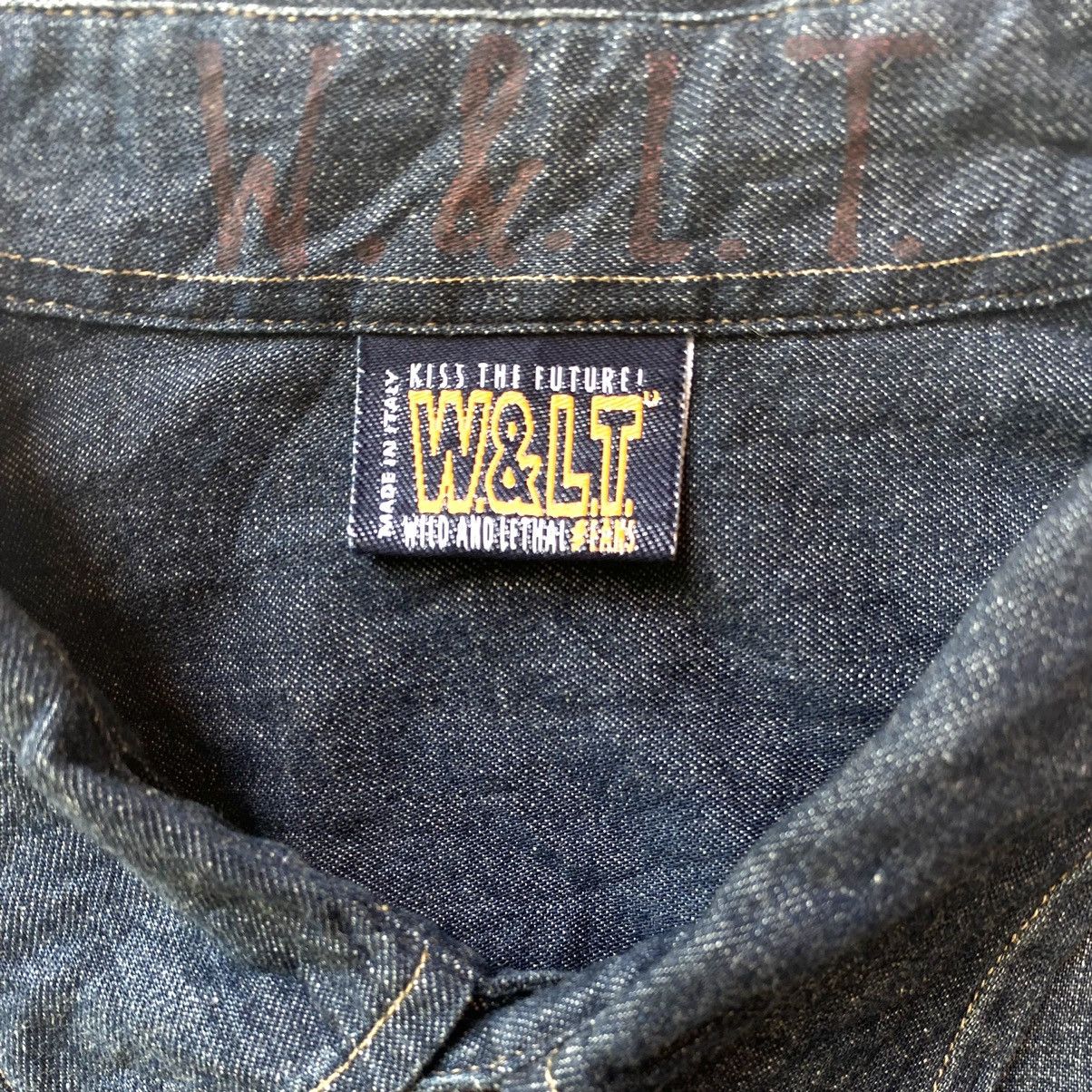W&LT × Walter Van Beirendonck W&LT Hand Write Denim Shirt Size US L / EU 52-54 / 3 - 2 Thumbnail