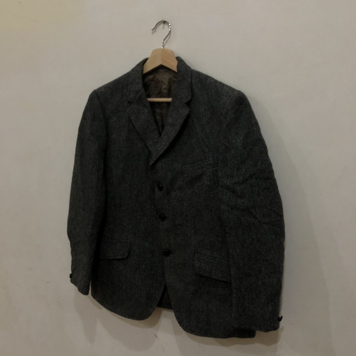 Harris Tweed Harris Tweed Wool Casual 3 Pocket Coat Size US M / EU 48-50 / 2 - 3 Thumbnail