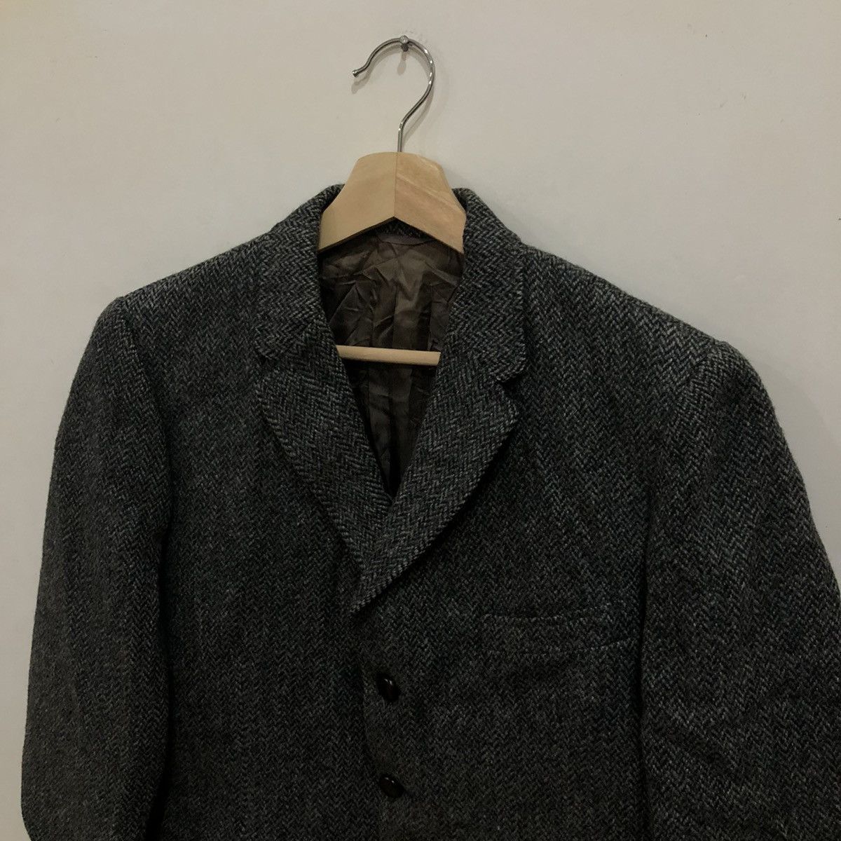 Harris Tweed Harris Tweed Wool Casual 3 Pocket Coat Size US M / EU 48-50 / 2 - 4 Thumbnail