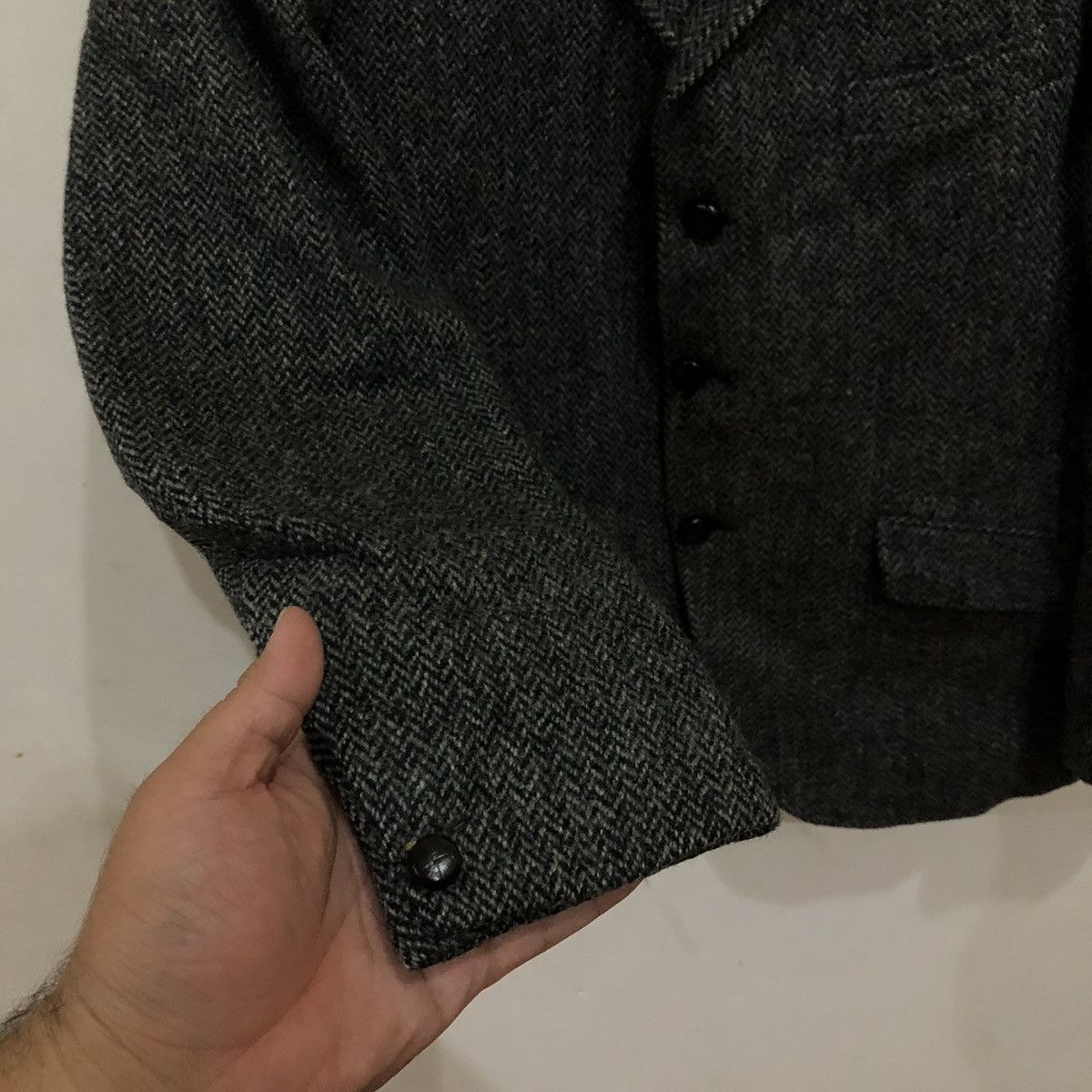 Harris Tweed Harris Tweed Wool Casual 3 Pocket Coat Size US M / EU 48-50 / 2 - 5 Thumbnail