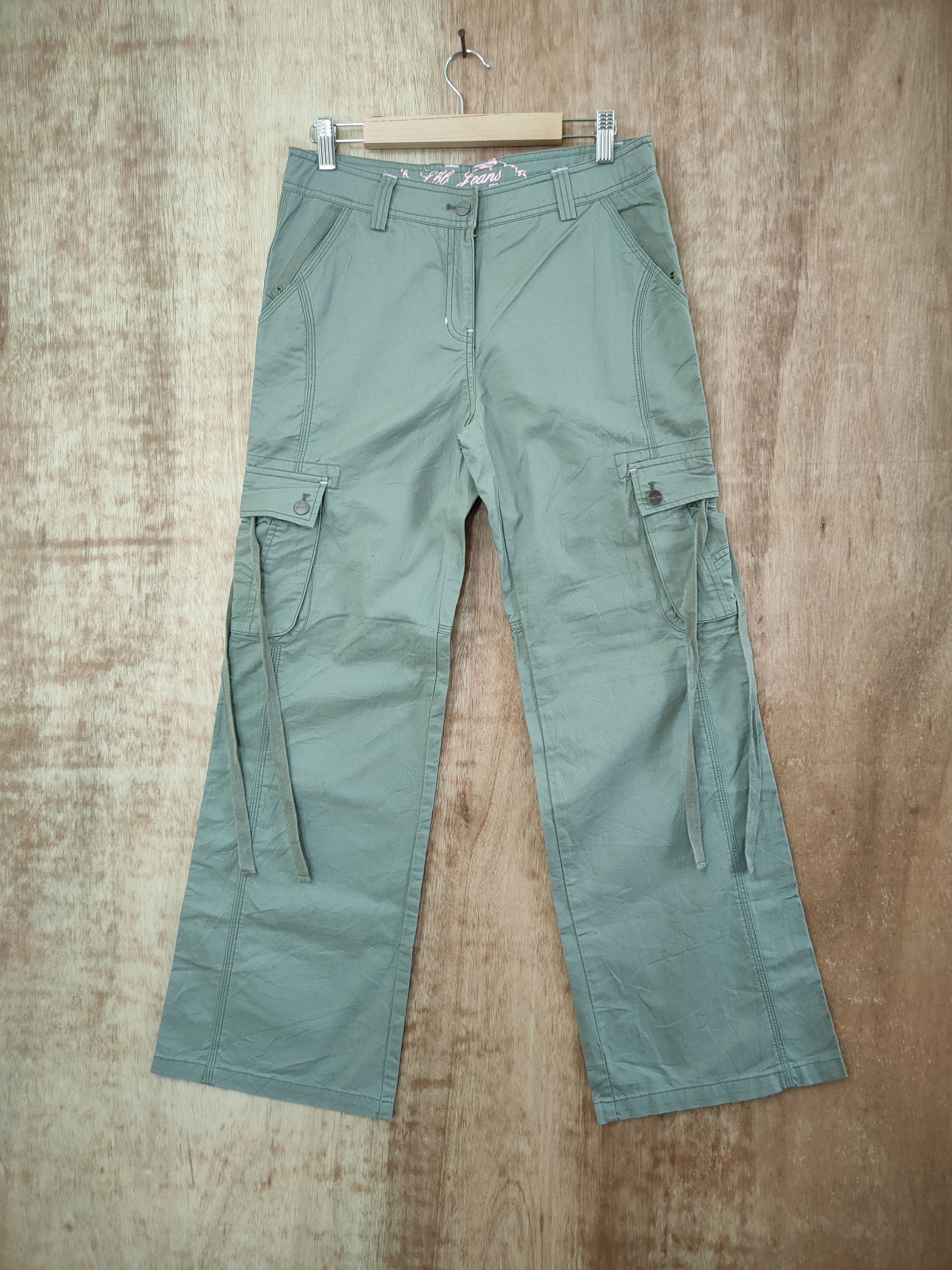 Japanese Brand LBB JEANS WOMAN BONDAGE CARGO PANTS Size US 28 / EU 44 - 3 Thumbnail