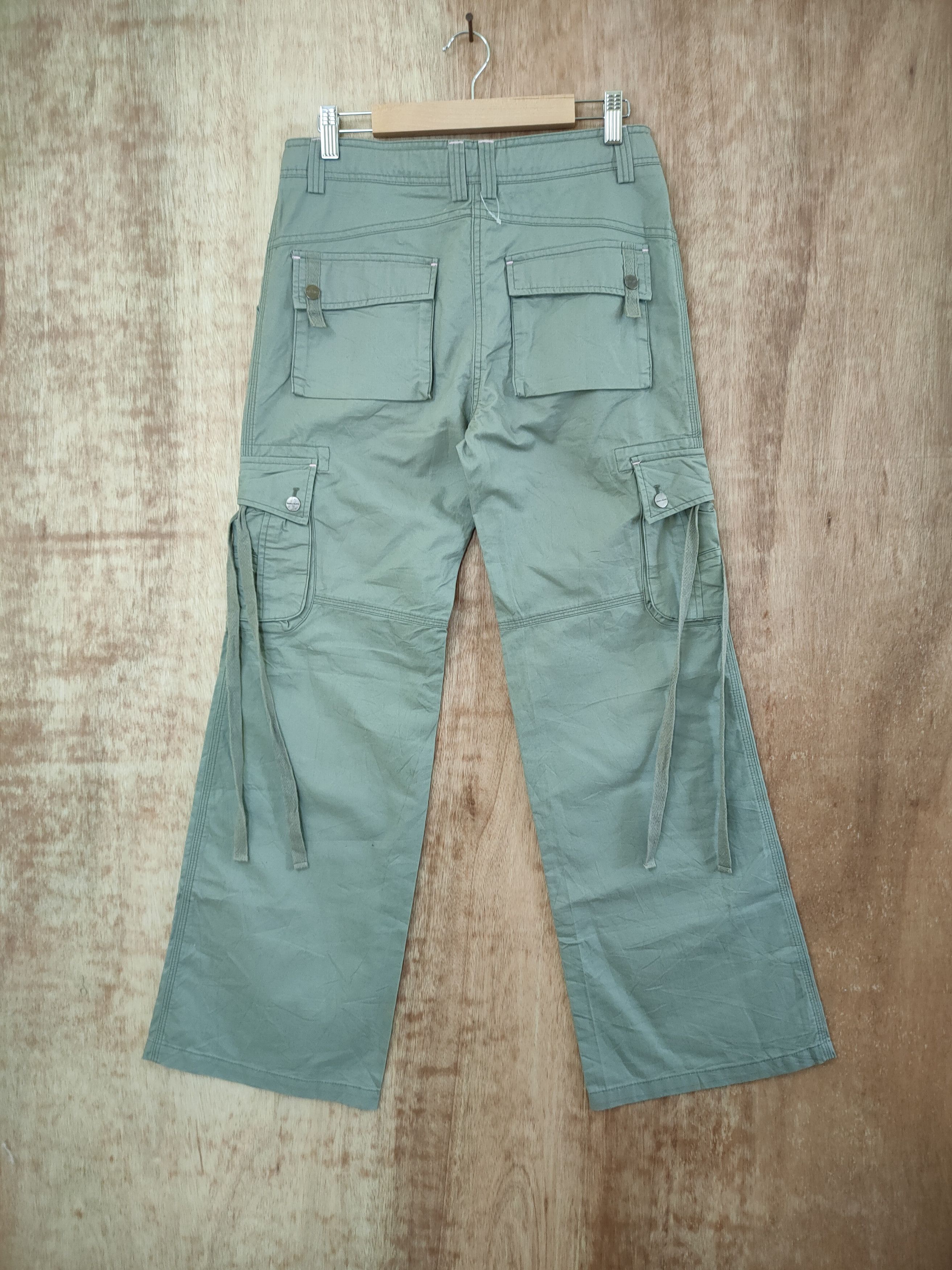 Japanese Brand LBB JEANS WOMAN BONDAGE CARGO PANTS Size US 28 / EU 44 - 4 Thumbnail