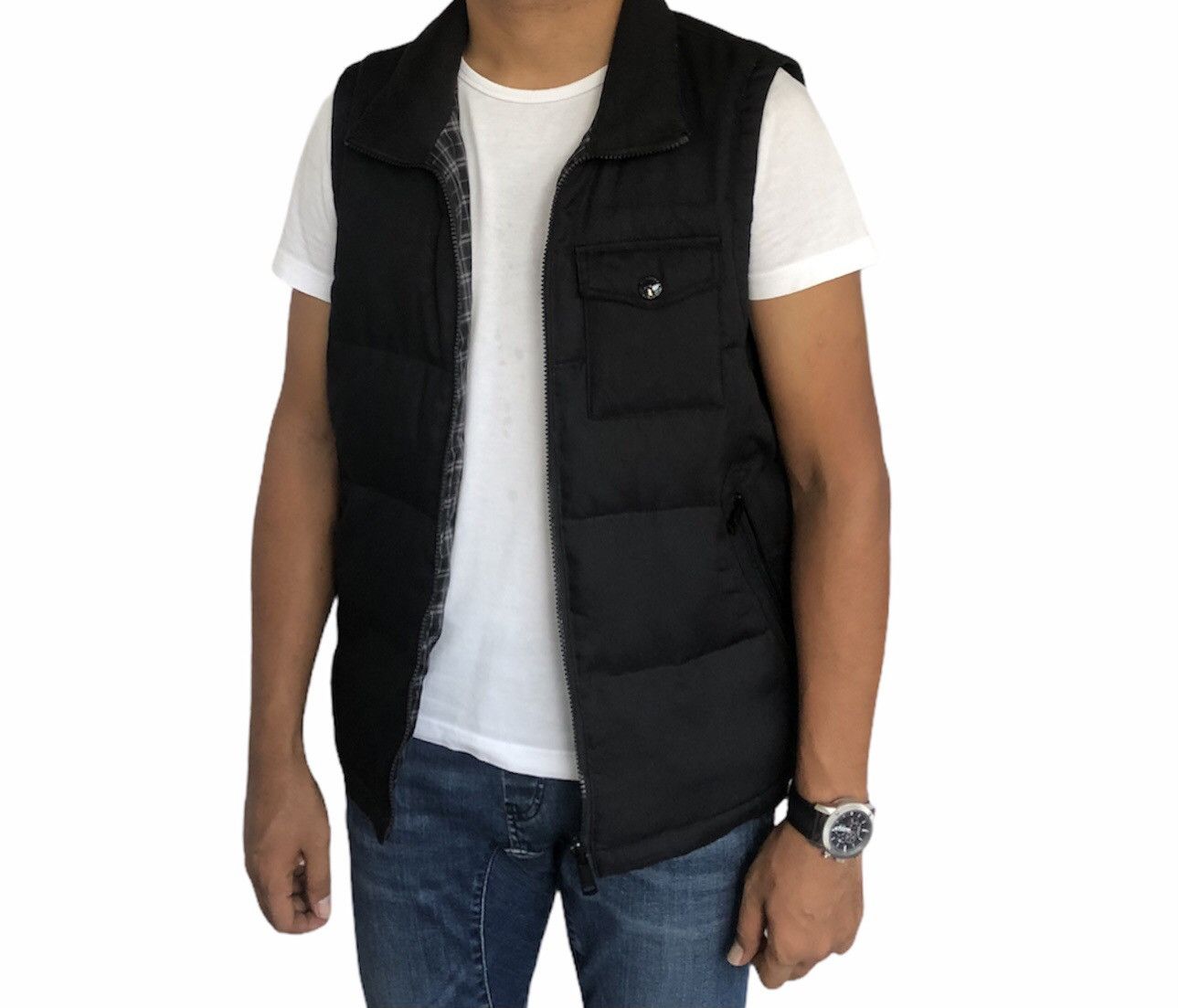 Burberry Authentic Burberry Black Label Goose Down Vest Puffer Jacket Size US M / EU 48-50 / 2 - 2 Thumbnail