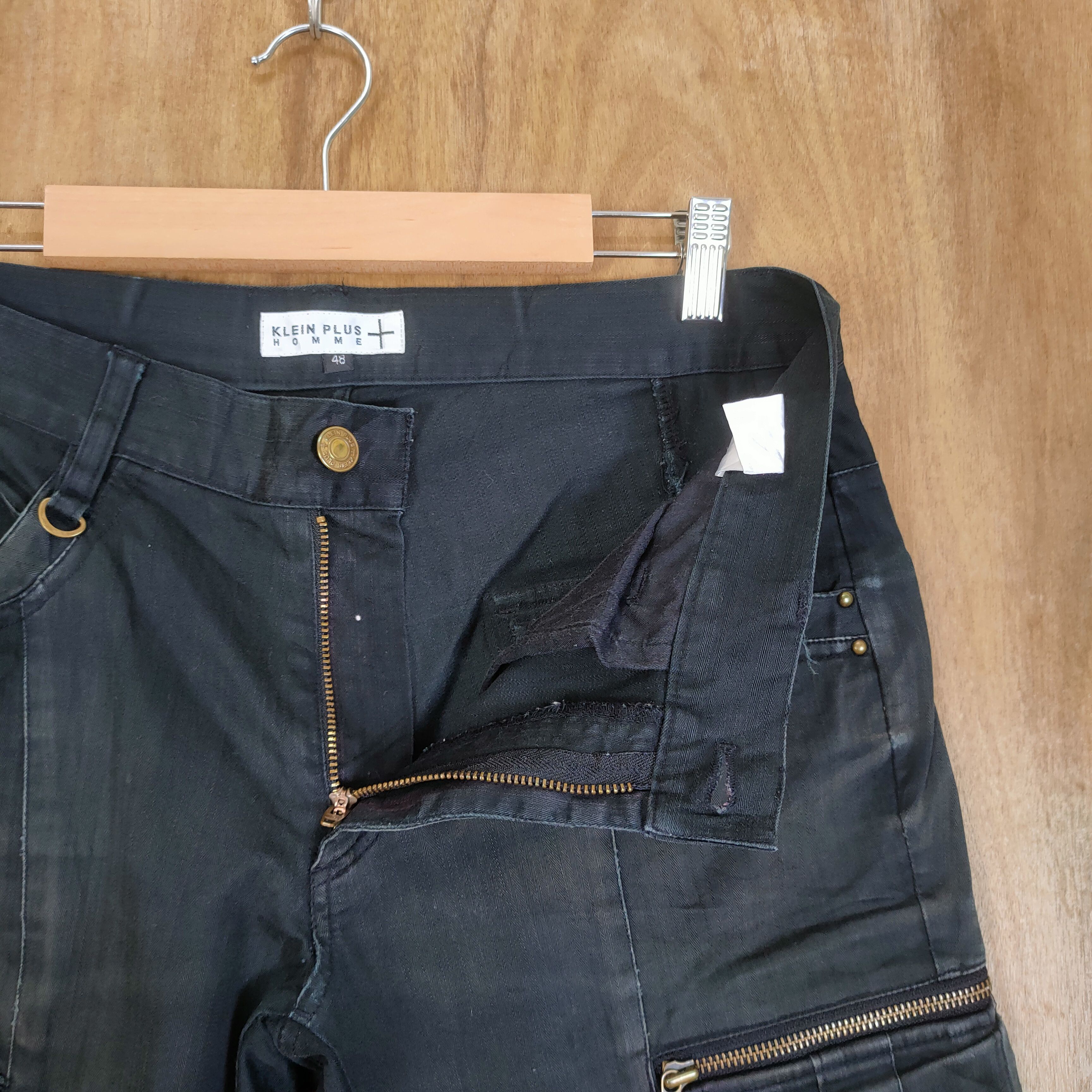 If Six Was Nine VINTAGE BOOTCUT KLEIN PLUS BLACK FLARE CARGO PANTS Size US 32 / EU 48 - 11 Thumbnail