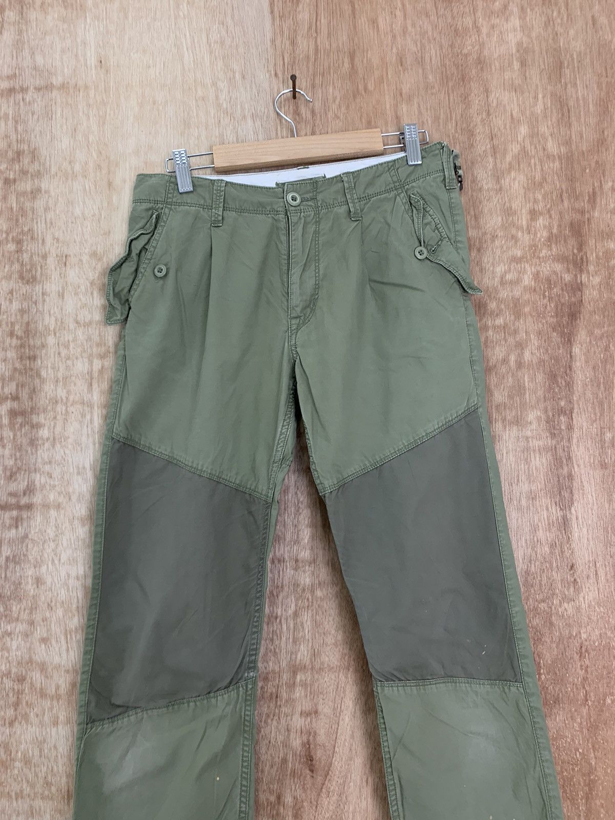 Japanese Brand Sevenday Sunday Seditionaries Pants Double Knee Vintage Size US 28 / EU 44 - 3 Thumbnail
