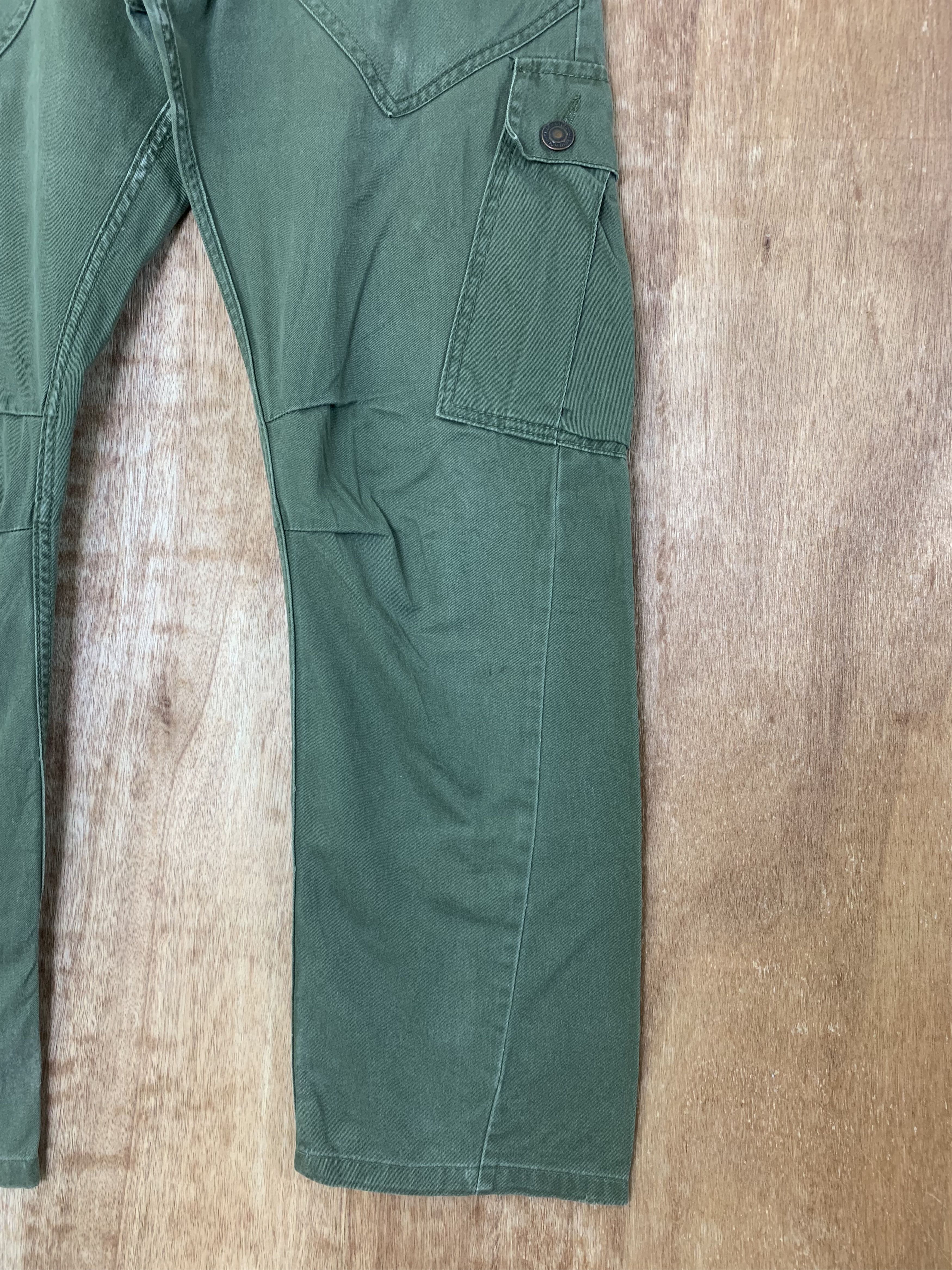 Japanese Brand Cargo Pants Dominated Curve Pants Vintage Military Pants Size US 31 - 8 Thumbnail