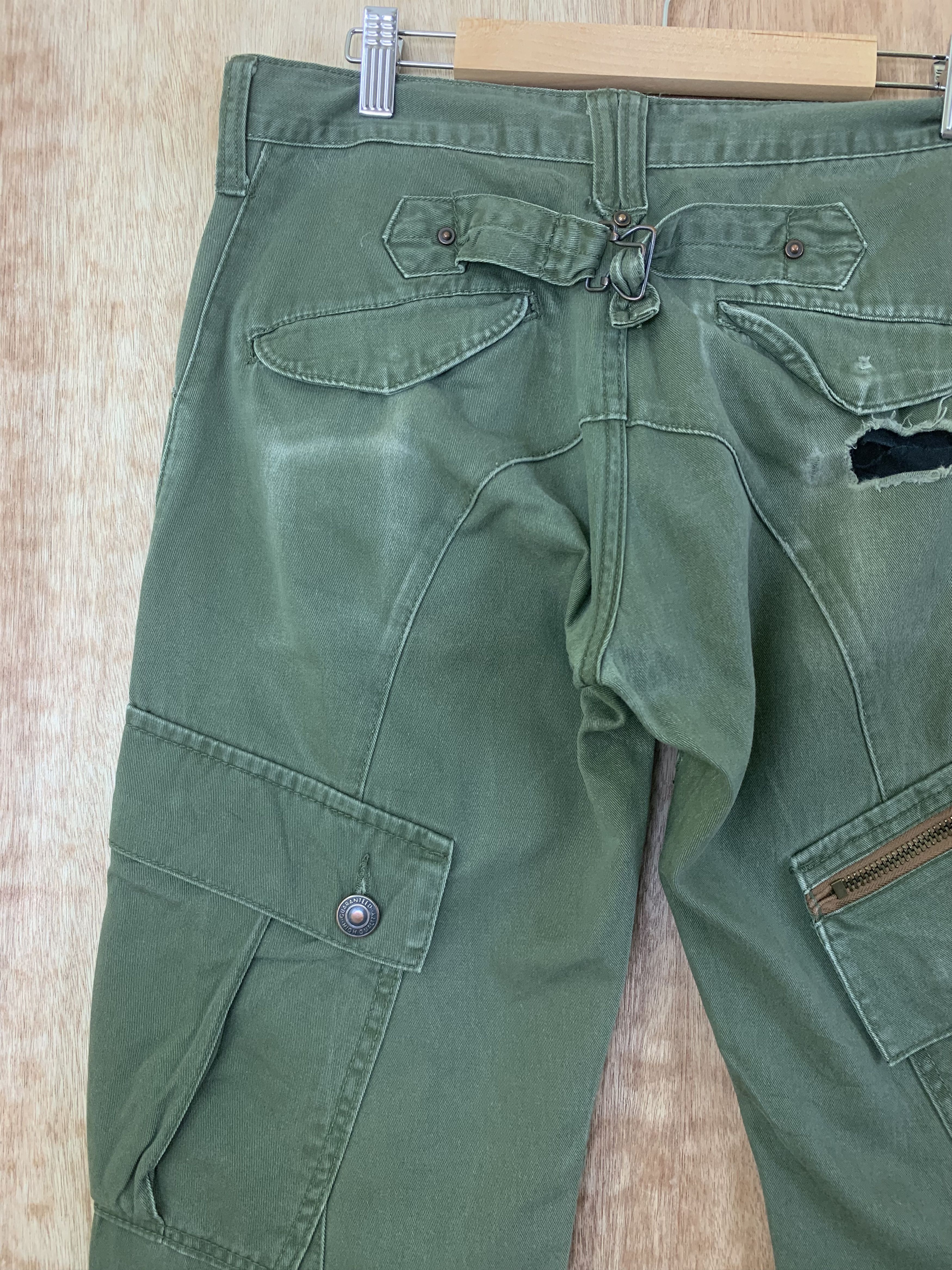 Japanese Brand Cargo Pants Dominated Curve Pants Vintage Military Pants Size US 31 - 14 Thumbnail