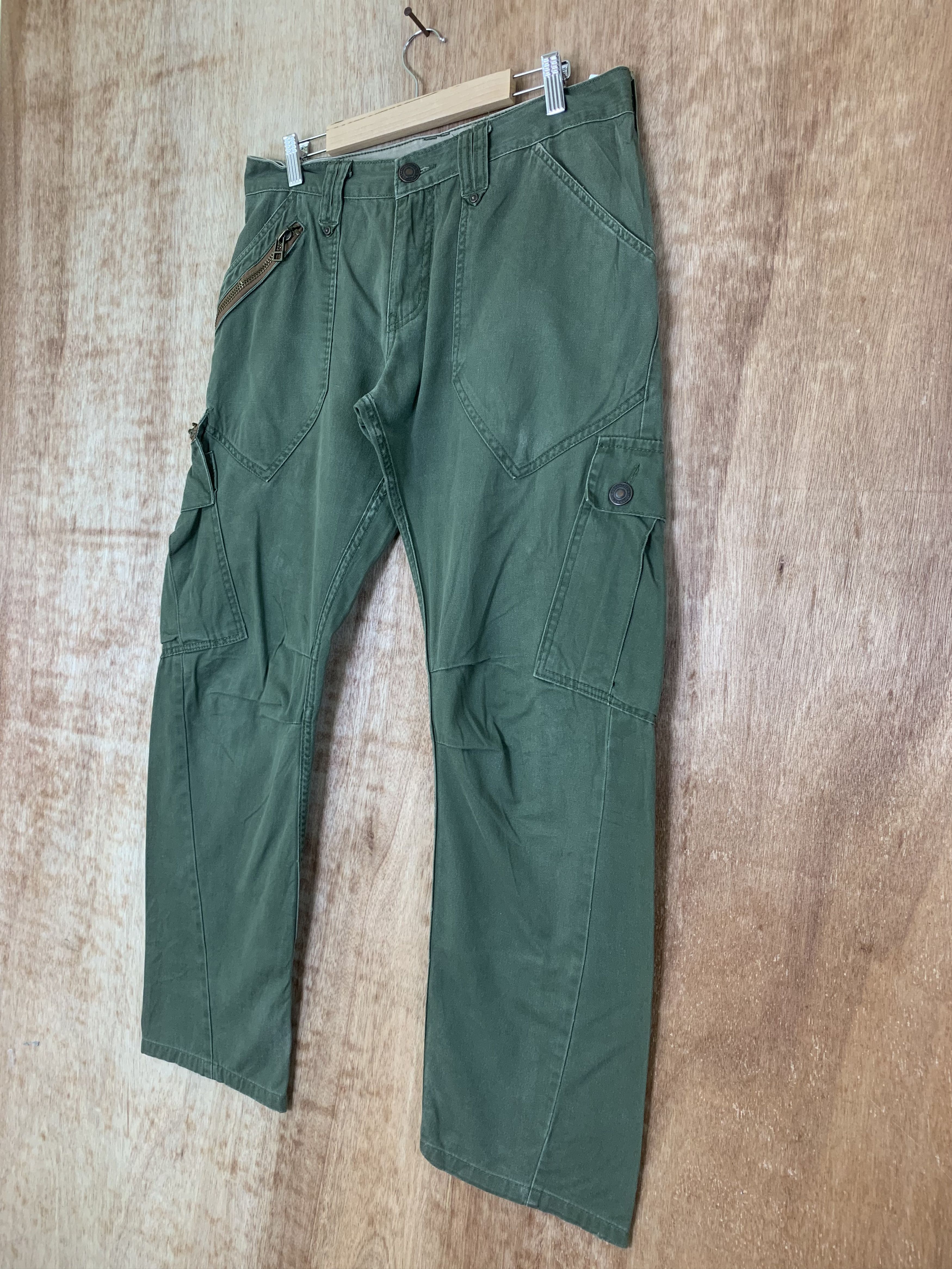 Japanese Brand Cargo Pants Dominated Curve Pants Vintage Military Pants Size US 31 - 9 Thumbnail