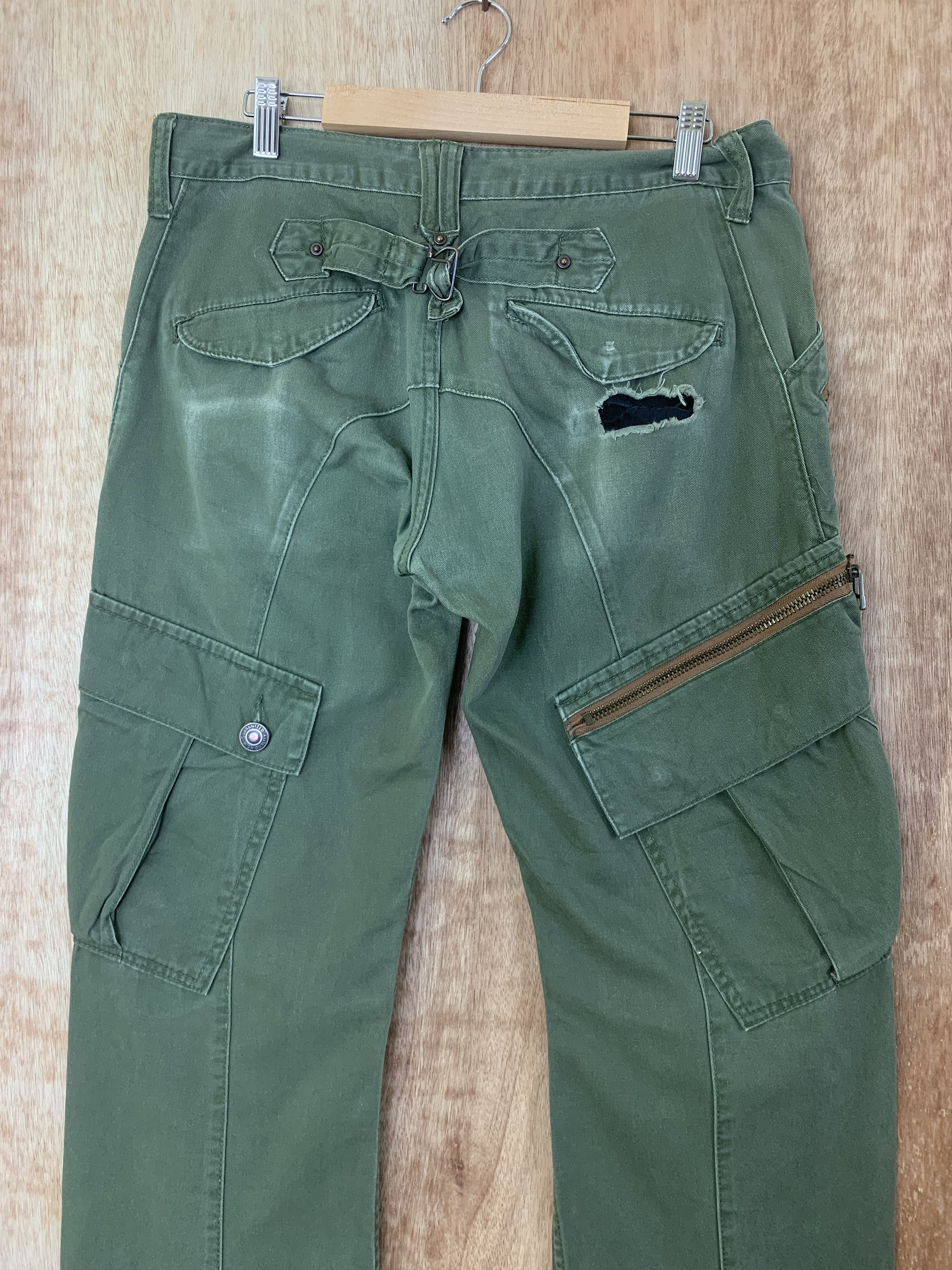 Japanese Brand Cargo Pants Dominated Curve Pants Vintage Military Pants Size US 31 - 11 Thumbnail