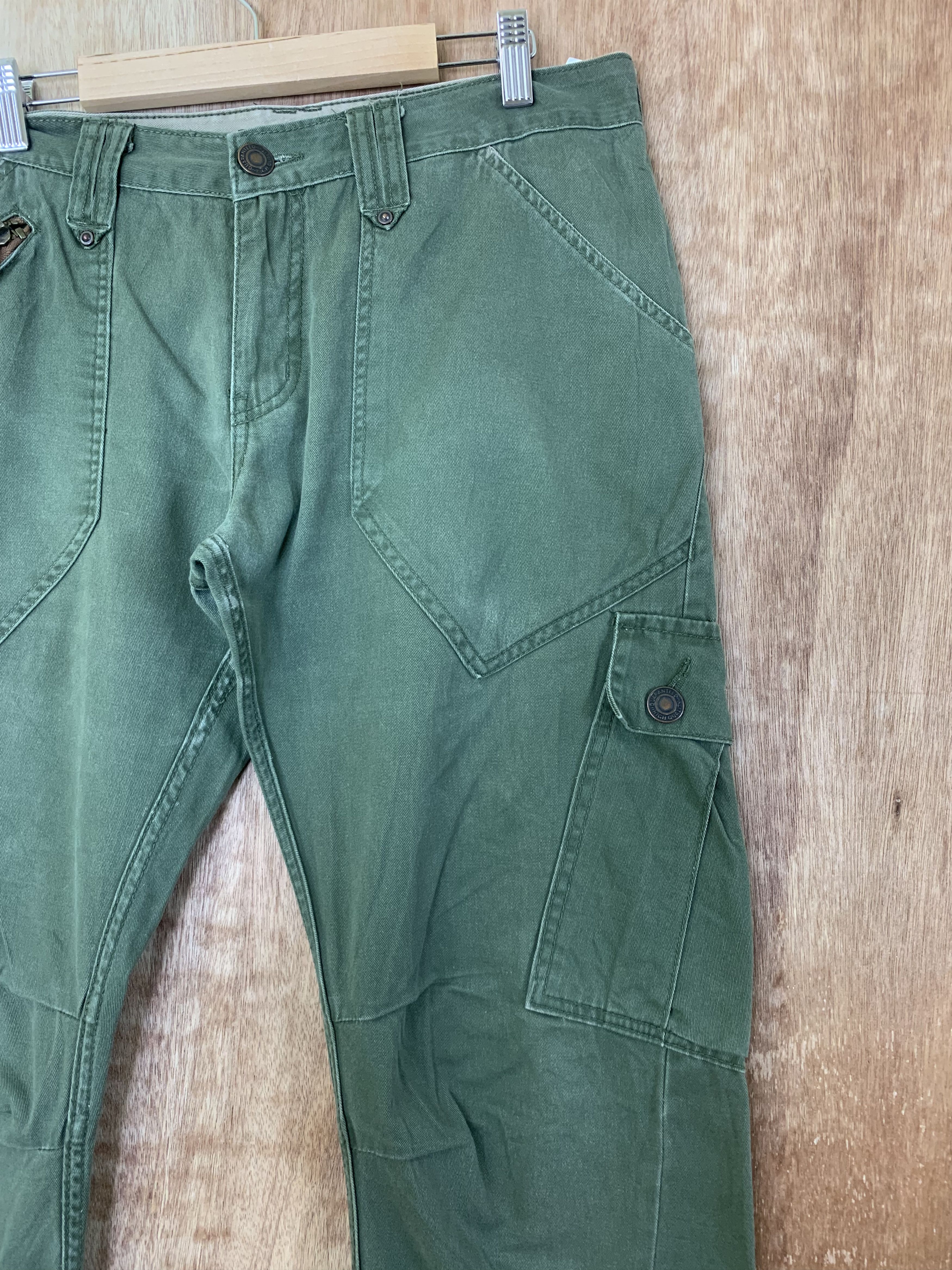 Japanese Brand Cargo Pants Dominated Curve Pants Vintage Military Pants Size US 31 - 6 Thumbnail