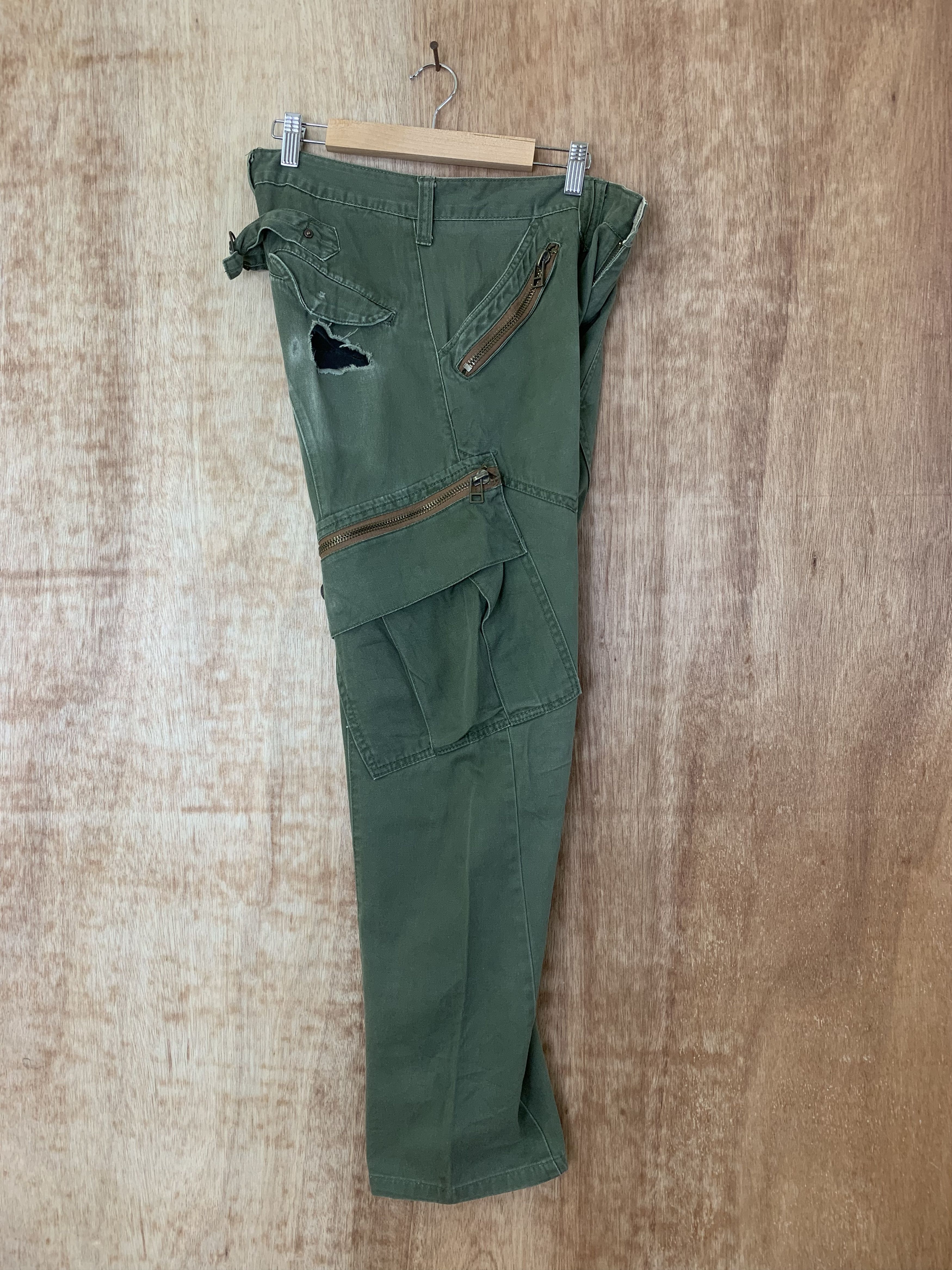 Japanese Brand Cargo Pants Dominated Curve Pants Vintage Military Pants Size US 31 - 17 Thumbnail