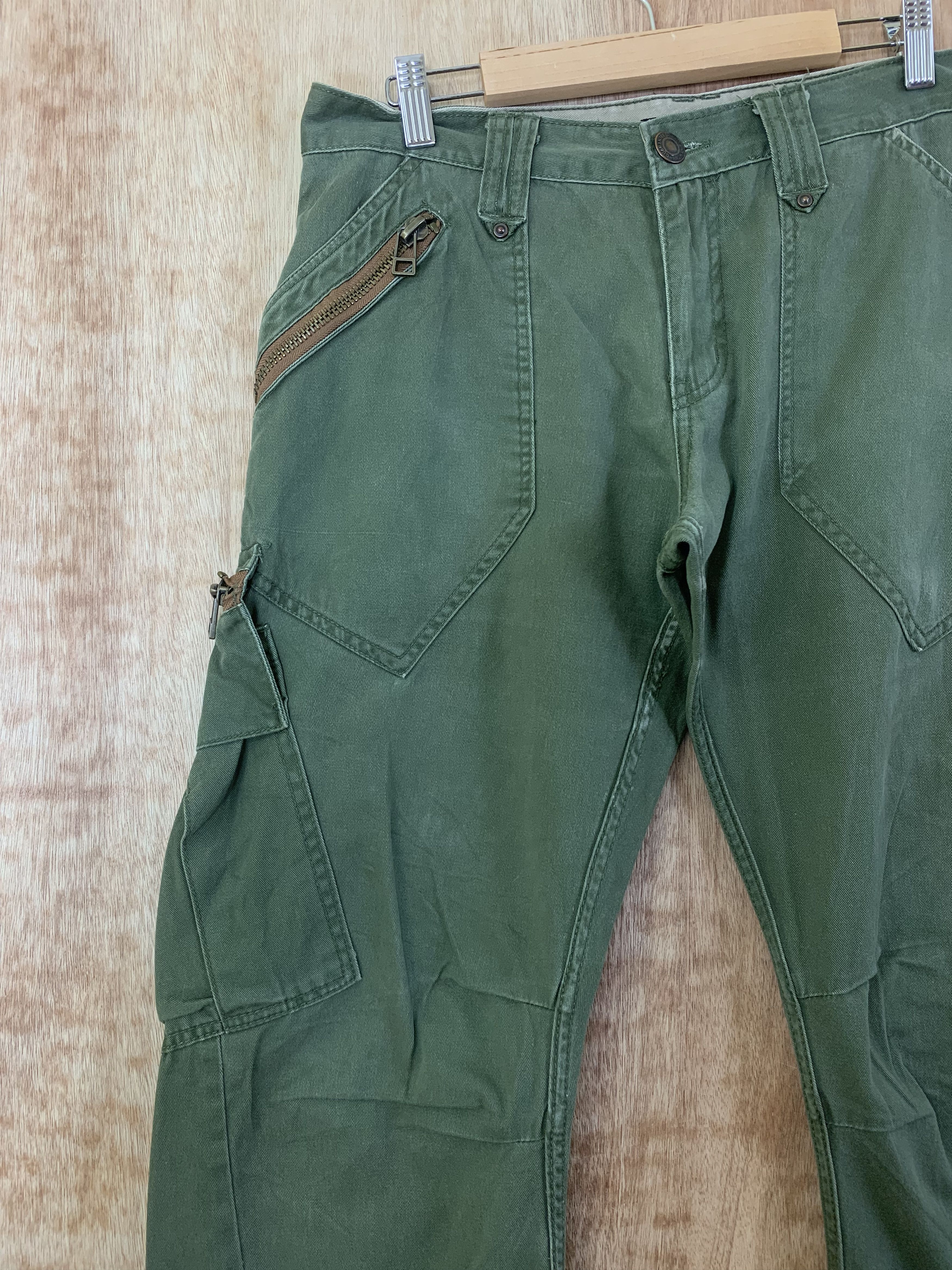 Japanese Brand Cargo Pants Dominated Curve Pants Vintage Military Pants Size US 31 - 5 Thumbnail