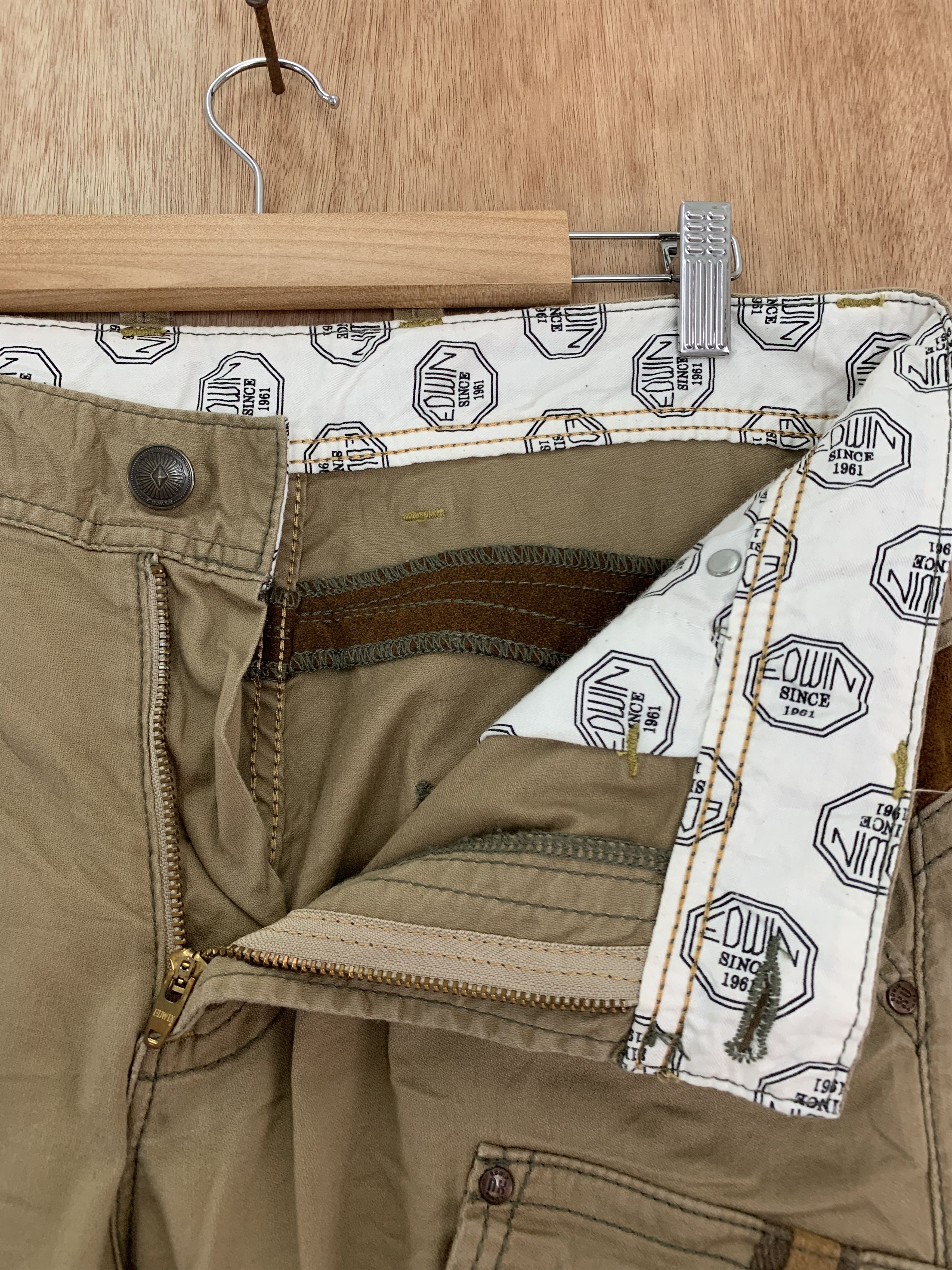 Edwin Vintage Edwin Cargo Technical Bush Pocket Flared Pants Size US 32 / EU 48 - 8 Thumbnail