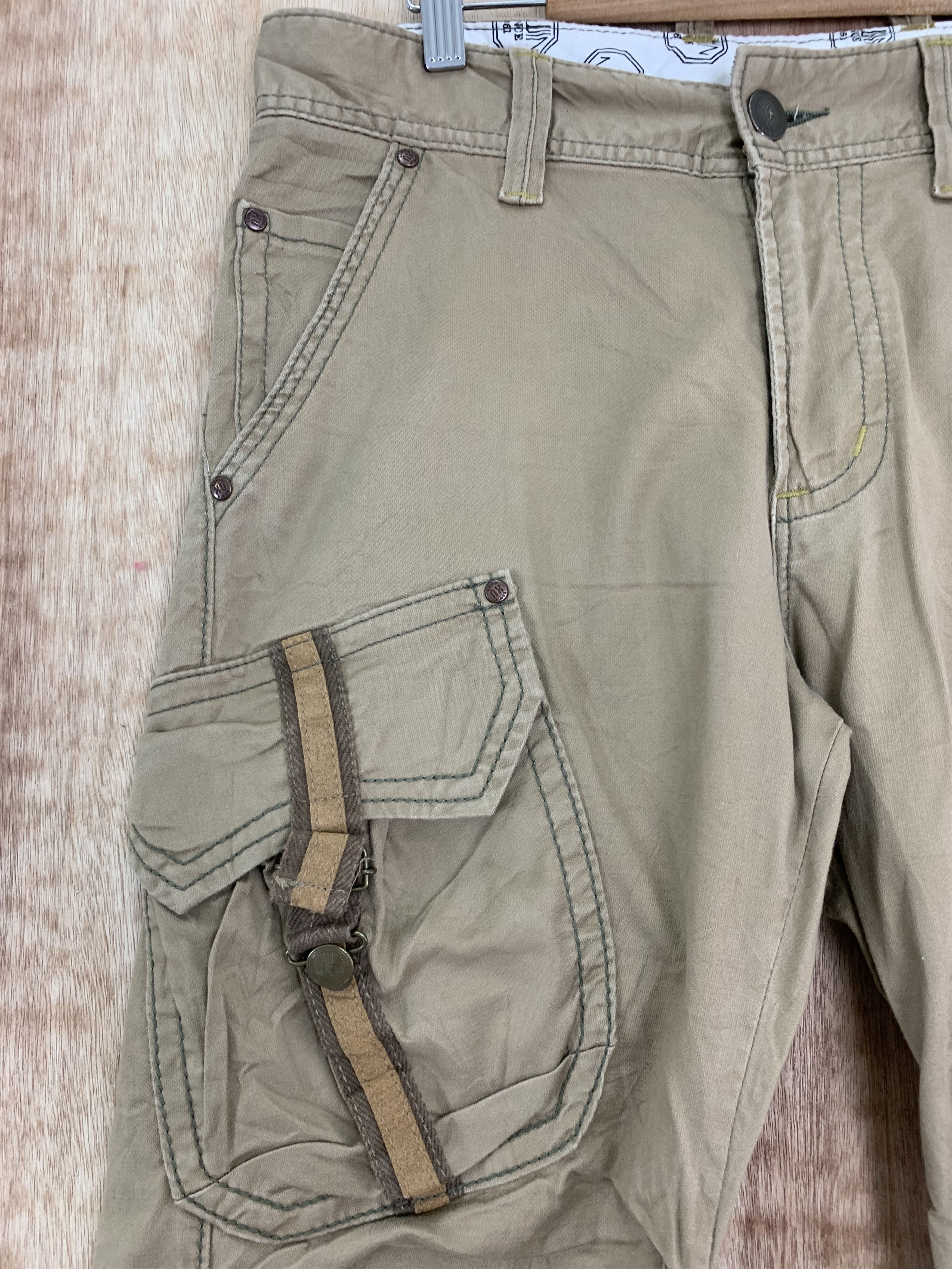 Edwin Vintage Edwin Cargo Technical Bush Pocket Flared Pants Size US 32 / EU 48 - 4 Thumbnail