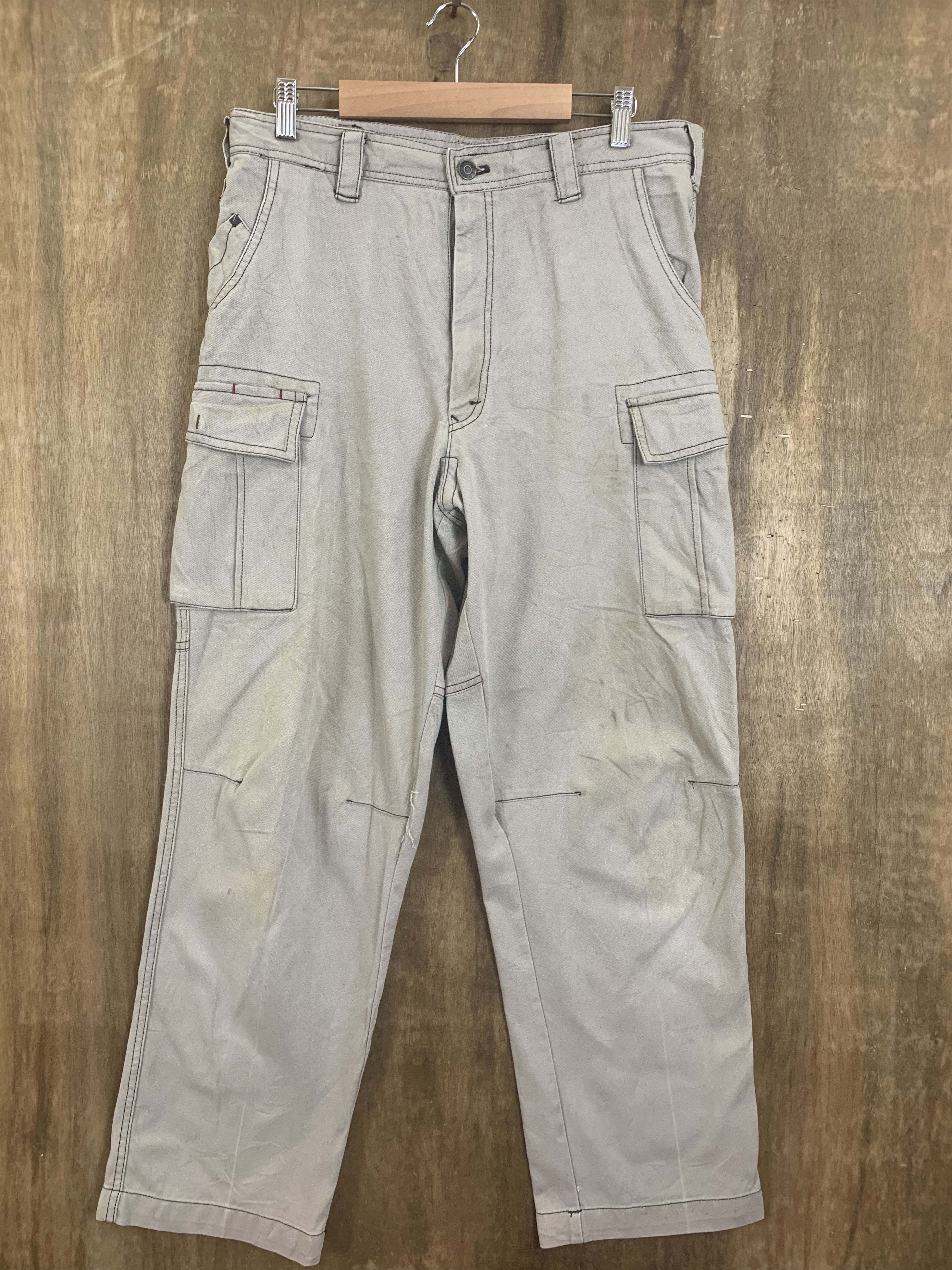 Cargo Pant Multipocket Vintage Double Knee Japanese Branded