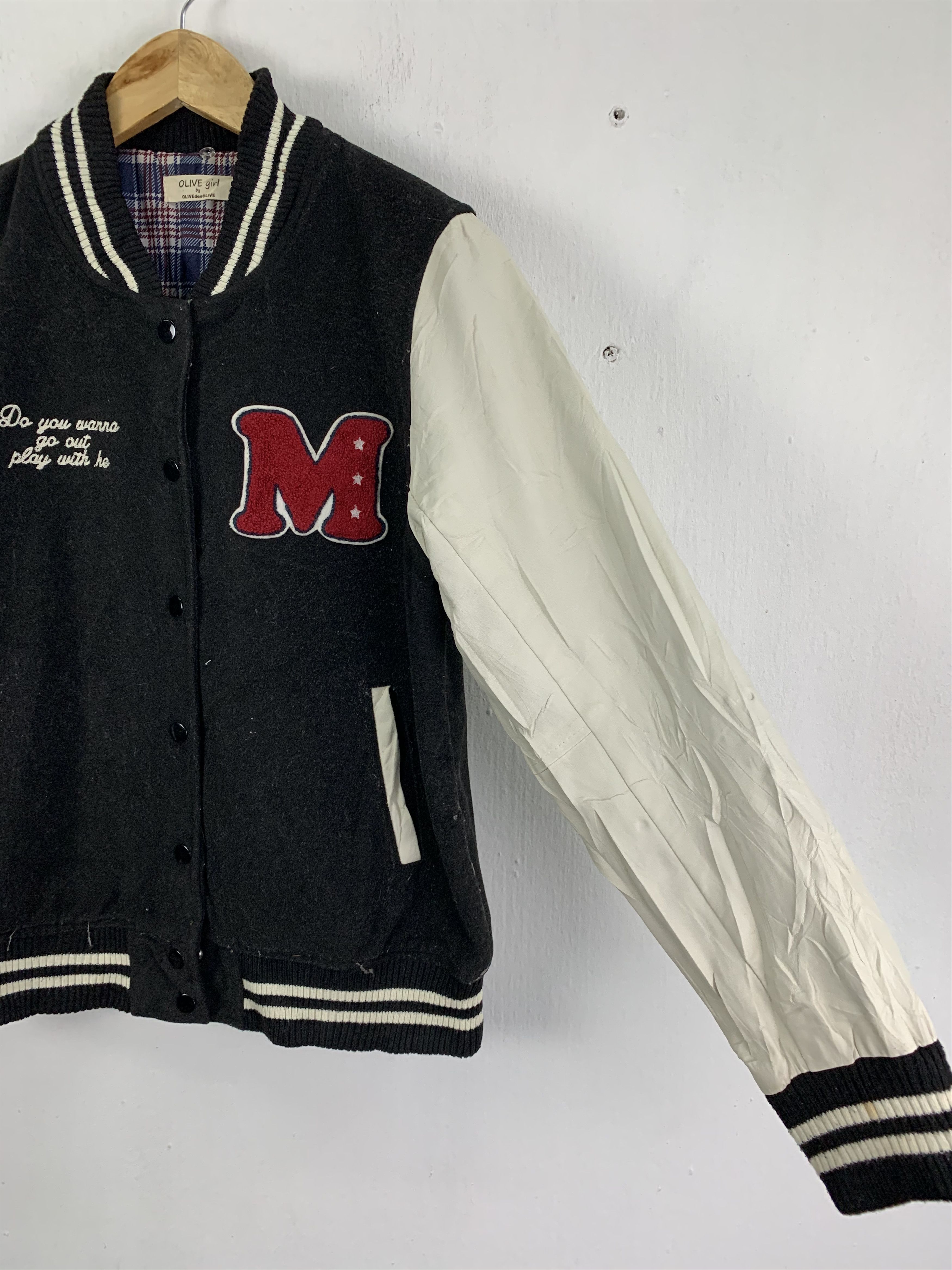 Japanese Brand Light Jacket Olive Girl Like Baseball Team #139 Size US S / EU 44-46 / 1 - 6 Thumbnail