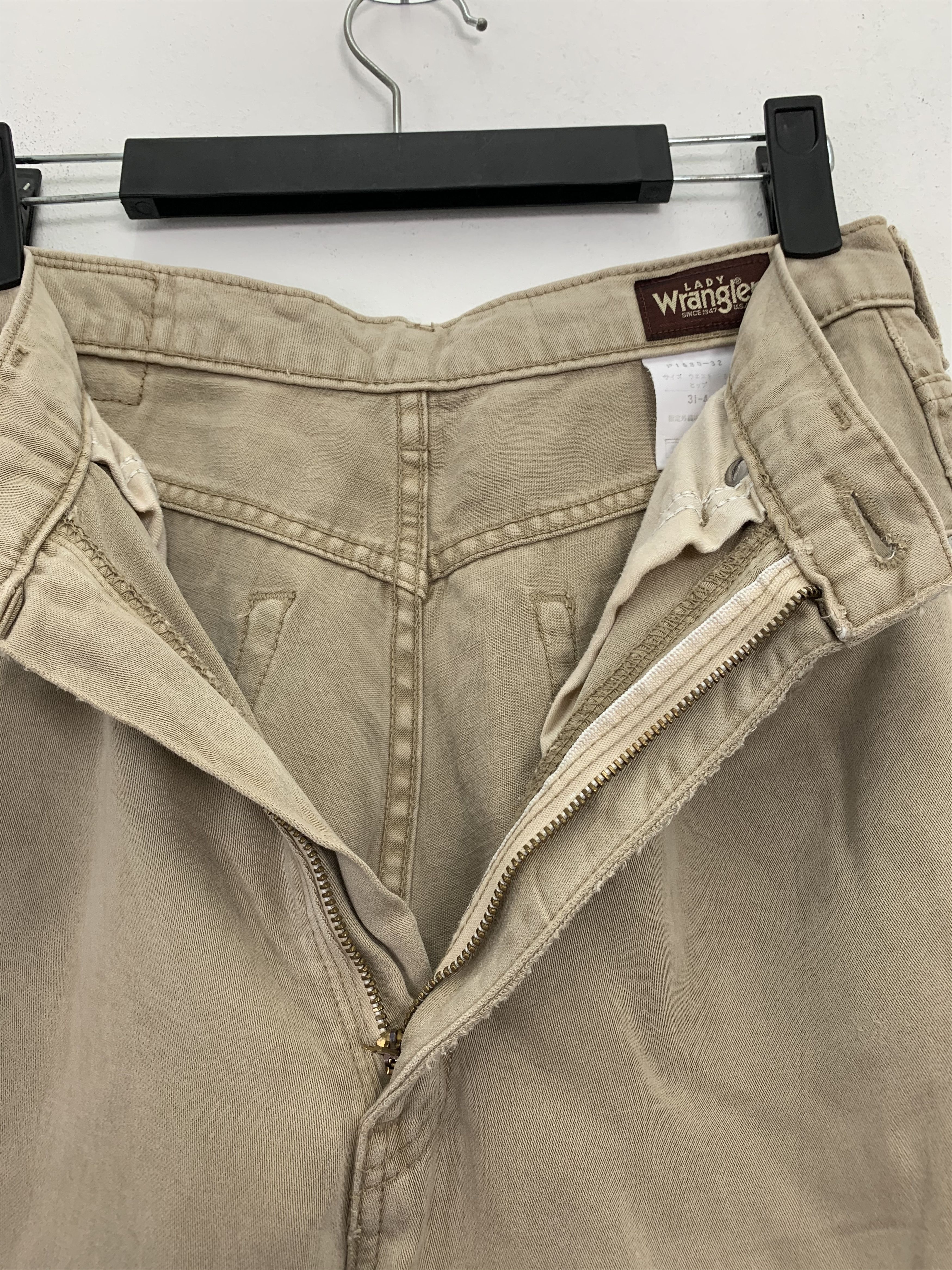 Japanese Brand Casual Pants Wrangler Brown Vintage Streetwear #192 Size US 28 / EU 44 - 8 Thumbnail