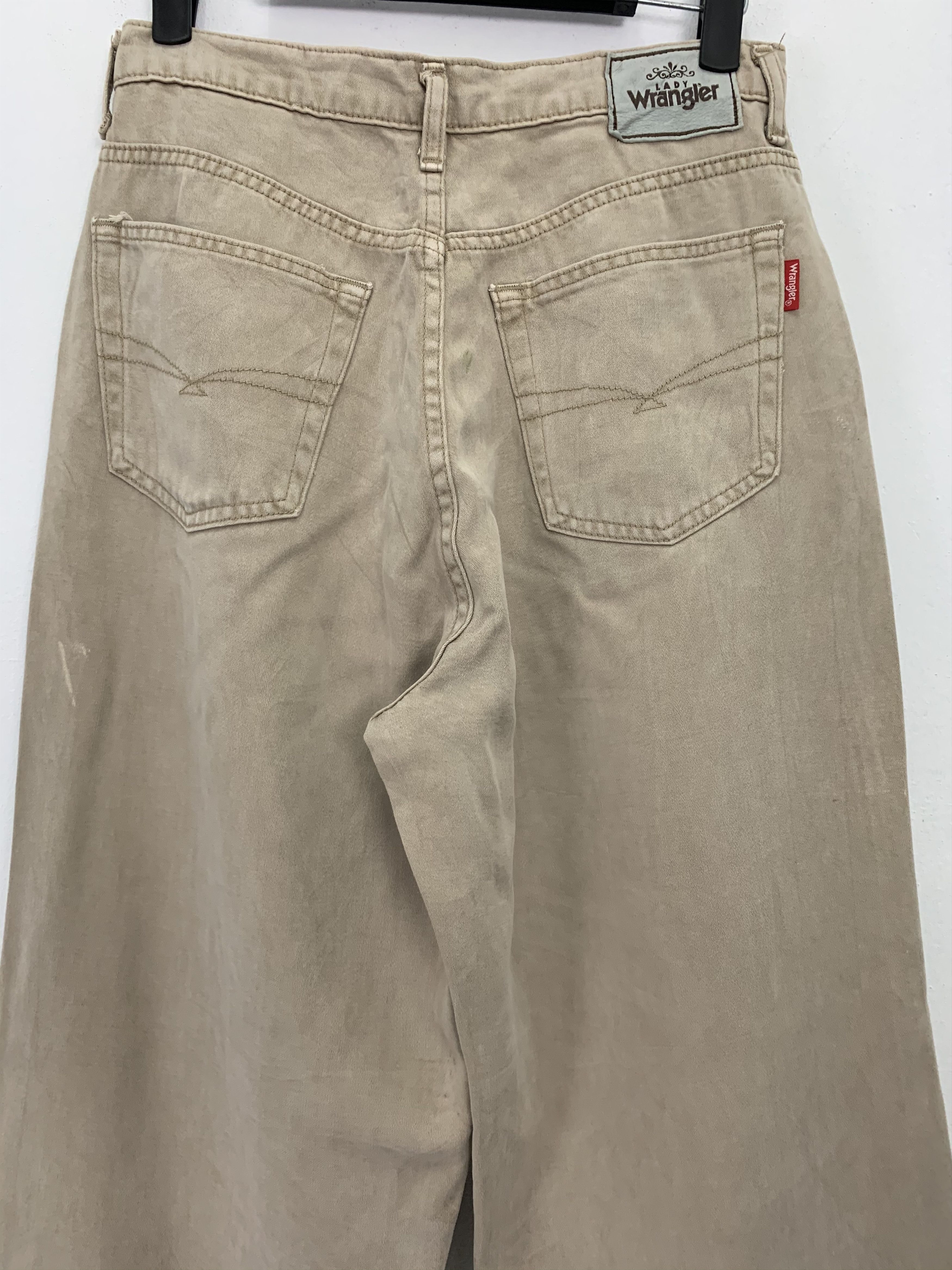 Japanese Brand Casual Pants Wrangler Brown Vintage Streetwear #192 Size US 28 / EU 44 - 10 Thumbnail