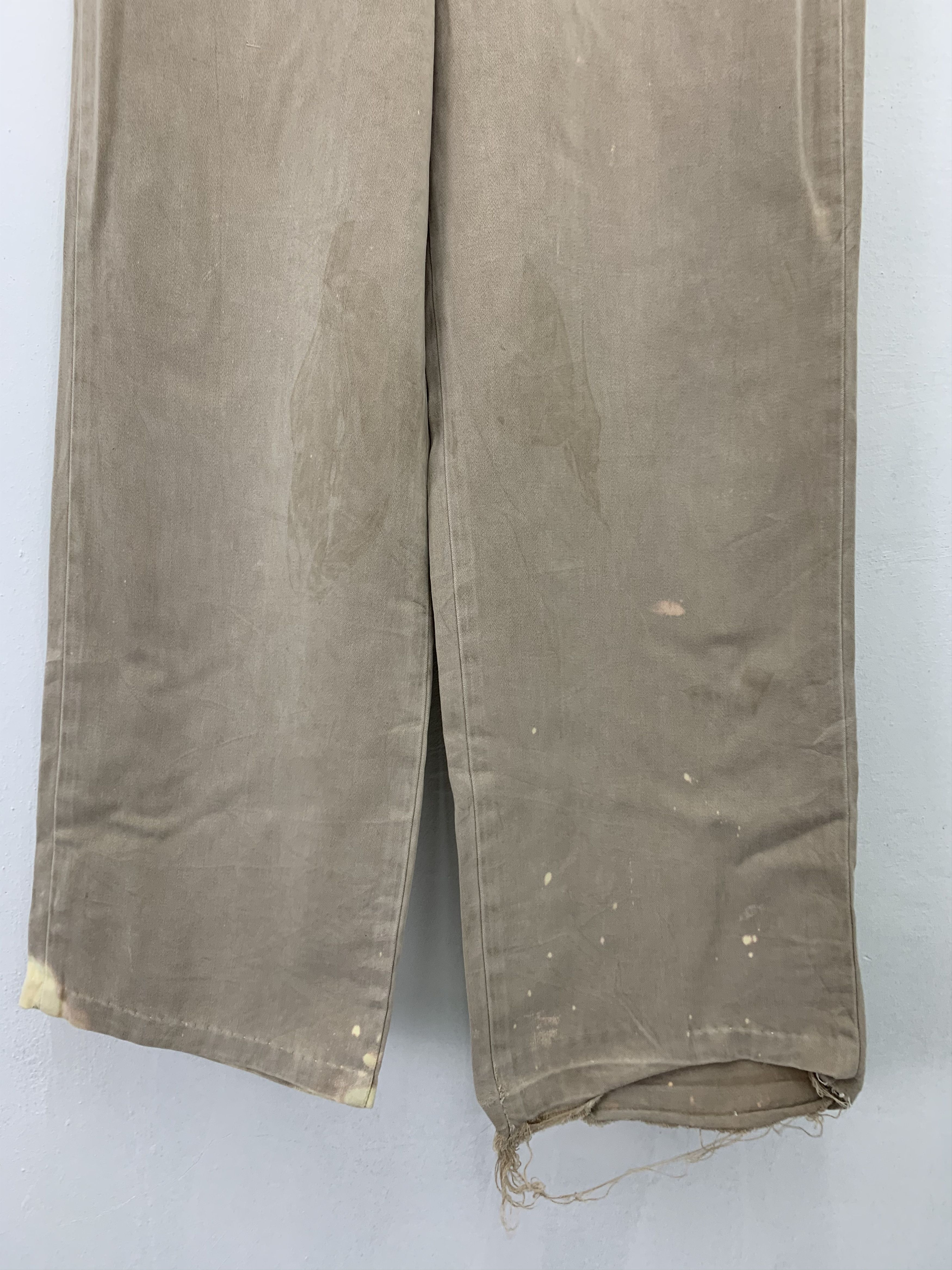 Japanese Brand Casual Pants Wrangler Brown Vintage Streetwear #192 Size US 28 / EU 44 - 5 Thumbnail
