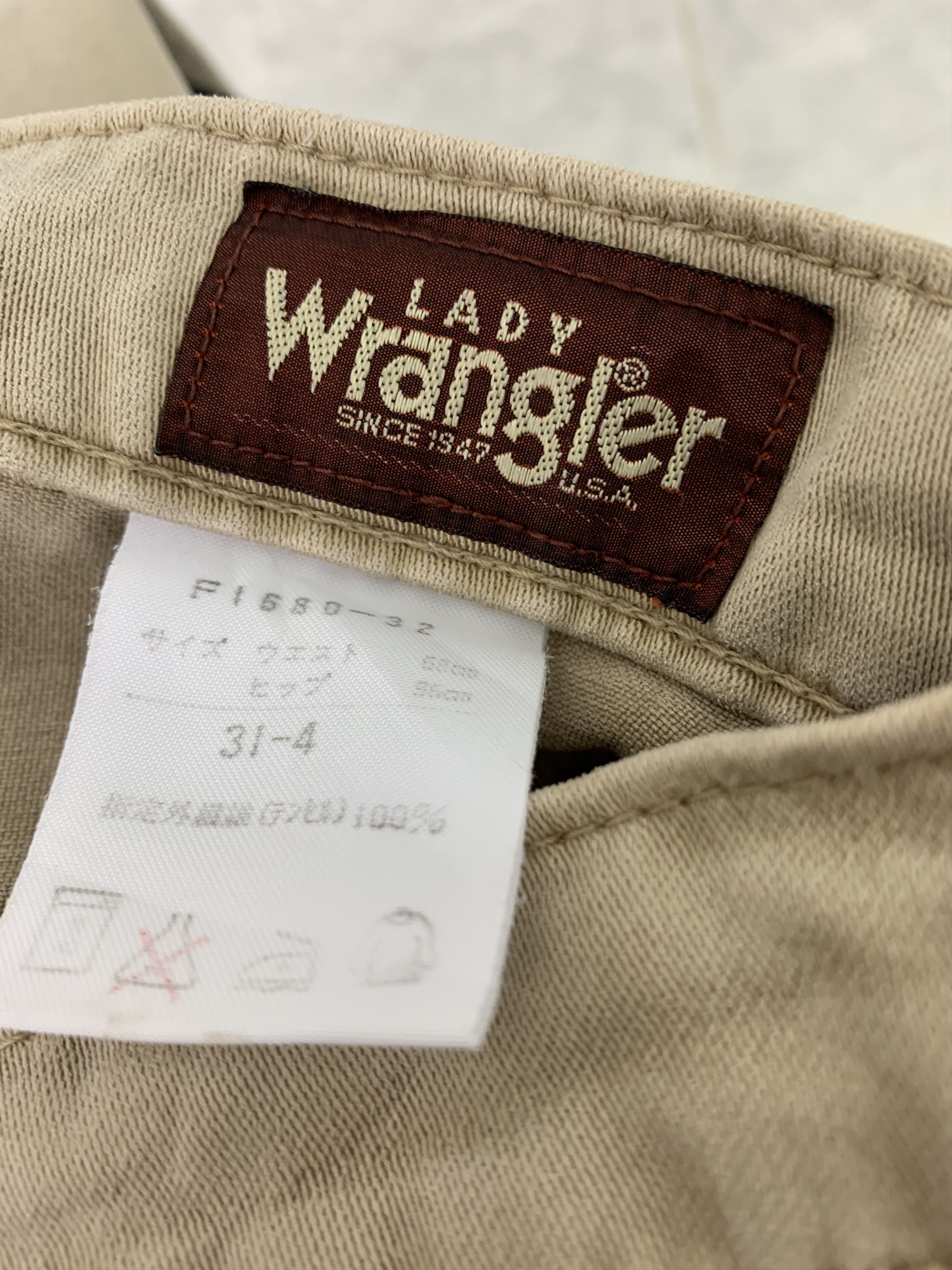 Japanese Brand Casual Pants Wrangler Brown Vintage Streetwear #192 Size US 28 / EU 44 - 13 Thumbnail