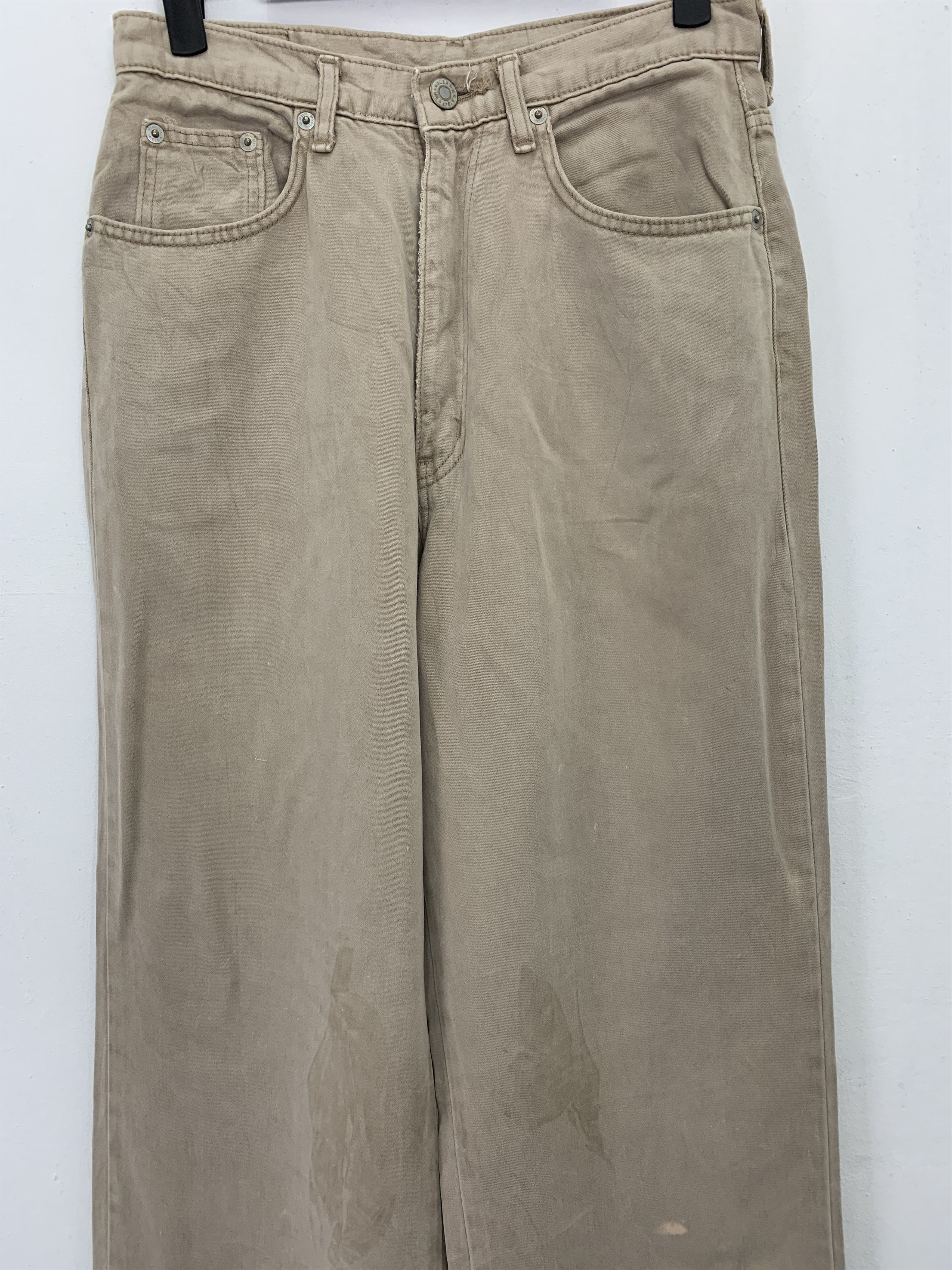 Japanese Brand Casual Pants Wrangler Brown Vintage Streetwear #192 Size US 28 / EU 44 - 2 Thumbnail