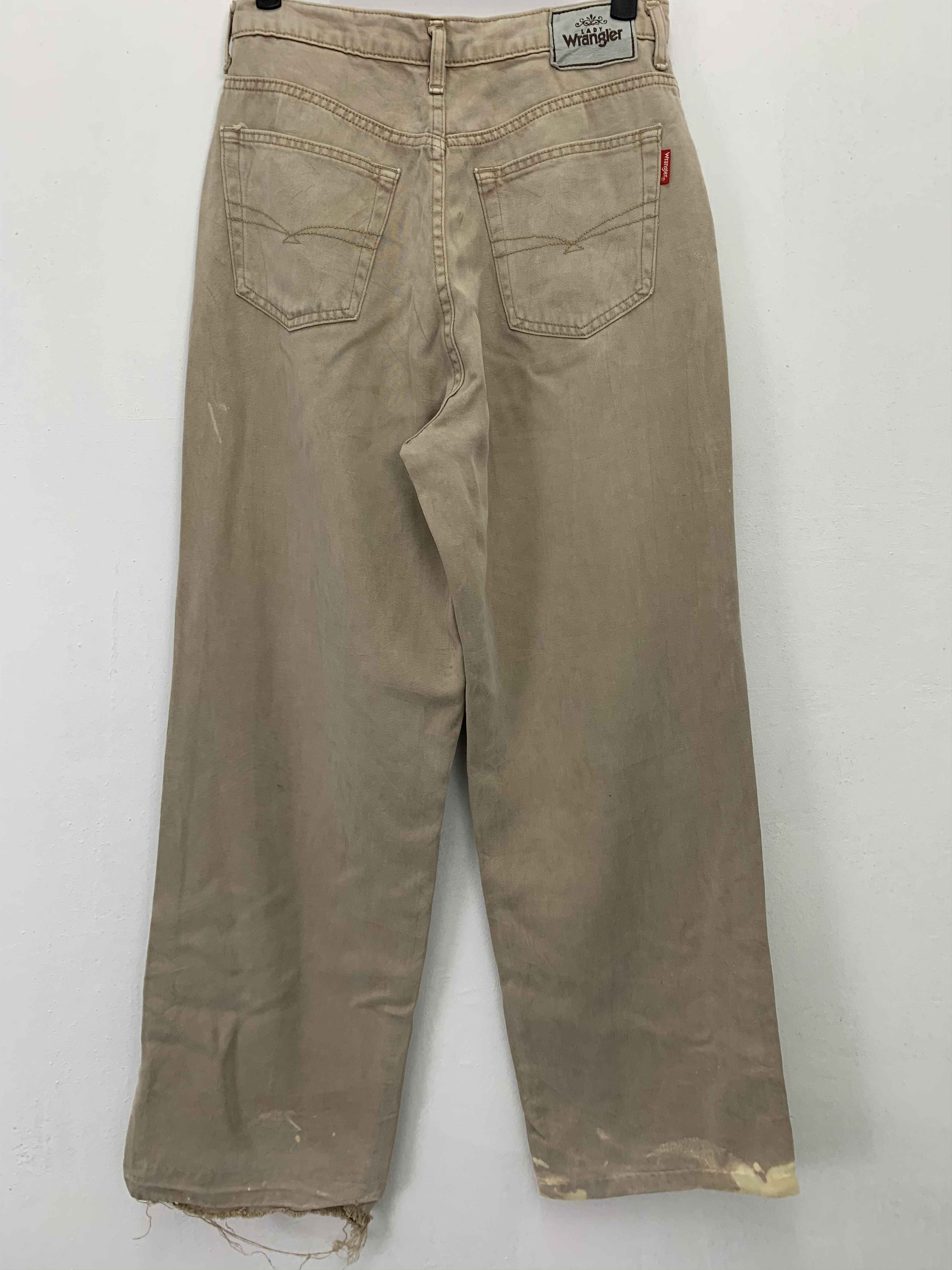 Japanese Brand Casual Pants Wrangler Brown Vintage Streetwear #192 Size US 28 / EU 44 - 9 Thumbnail