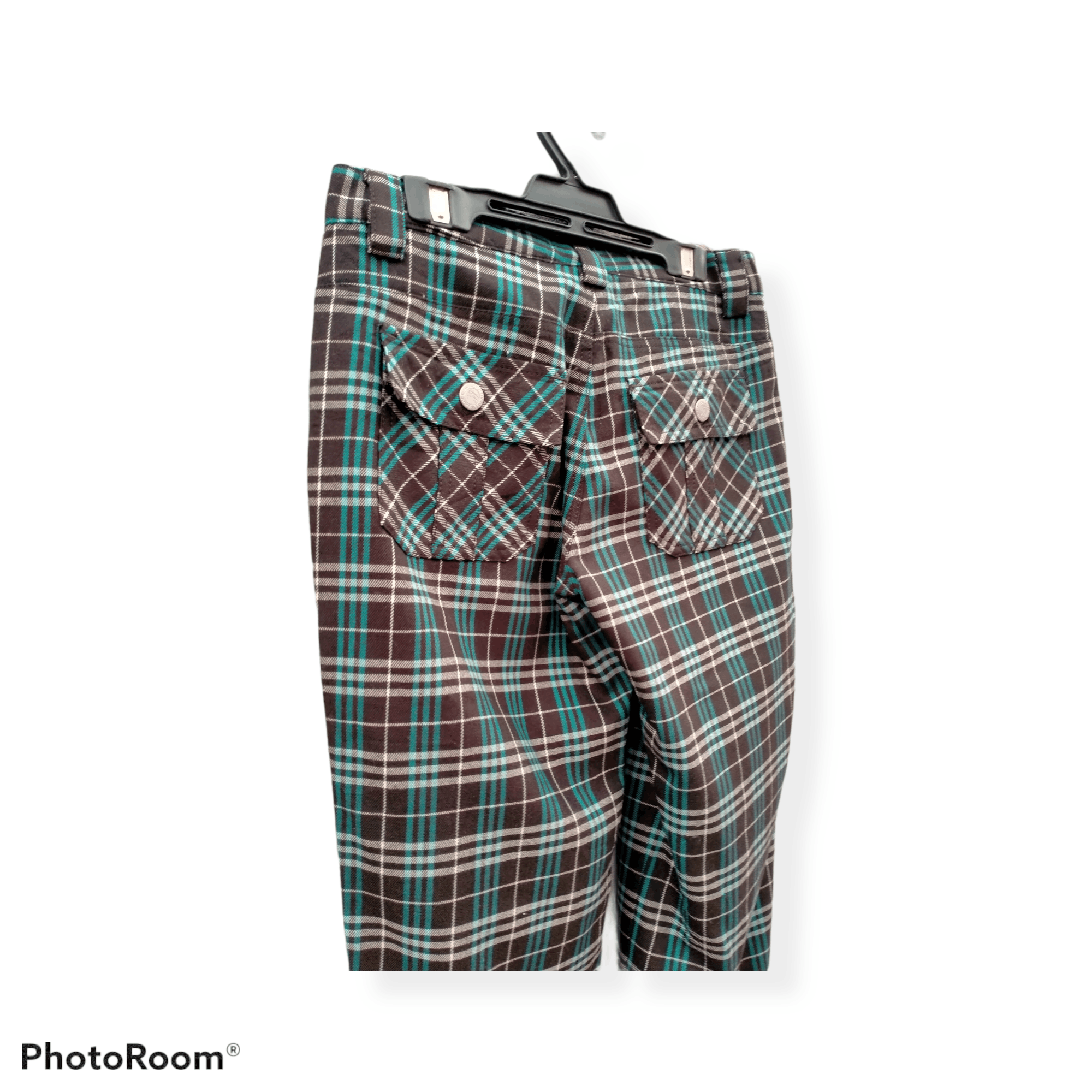 Burberry Burberry Blue Label Navy plaid pants Size US 28 / EU 44 - 6 Thumbnail