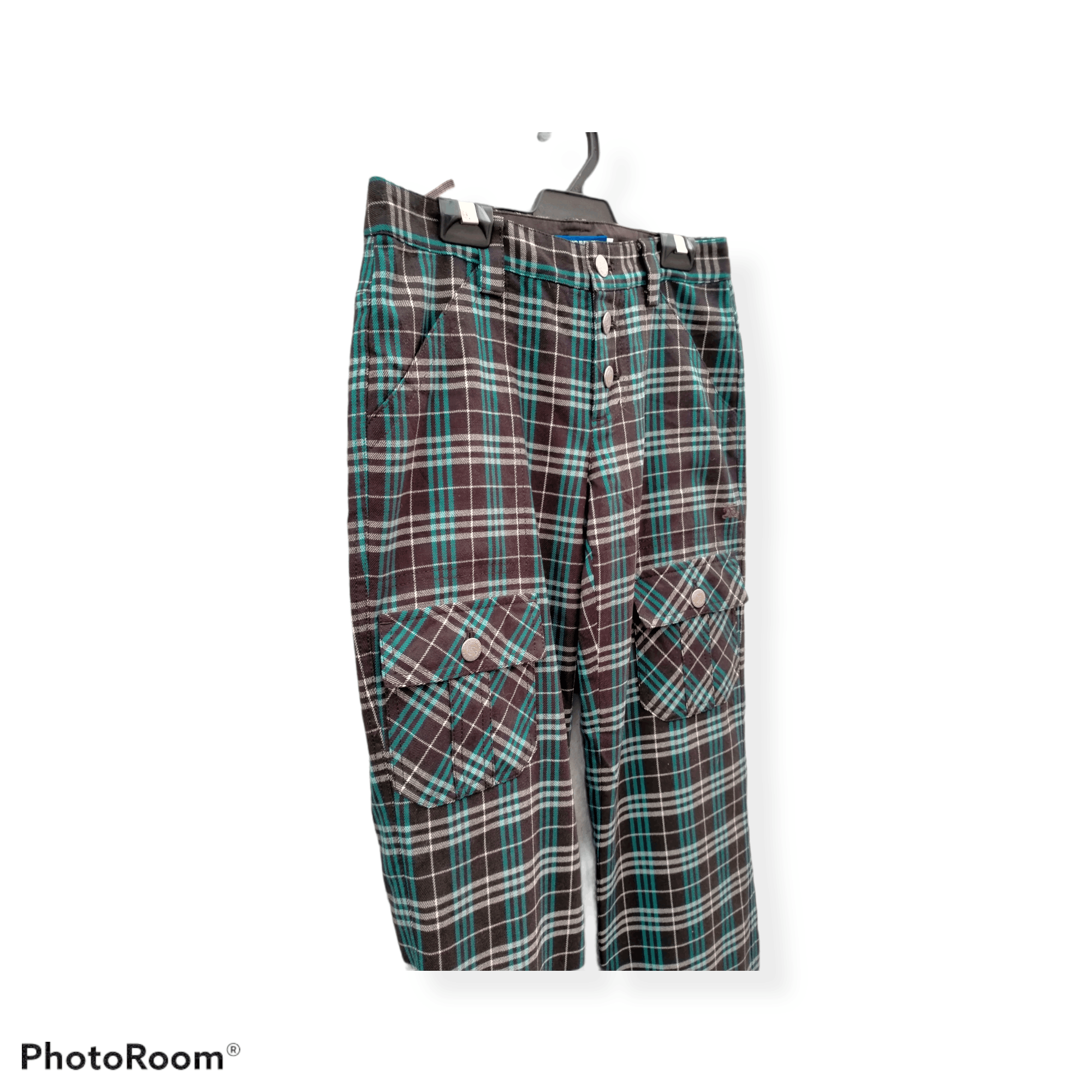 Burberry Burberry Blue Label Navy plaid pants Size US 28 / EU 44 - 4 Thumbnail