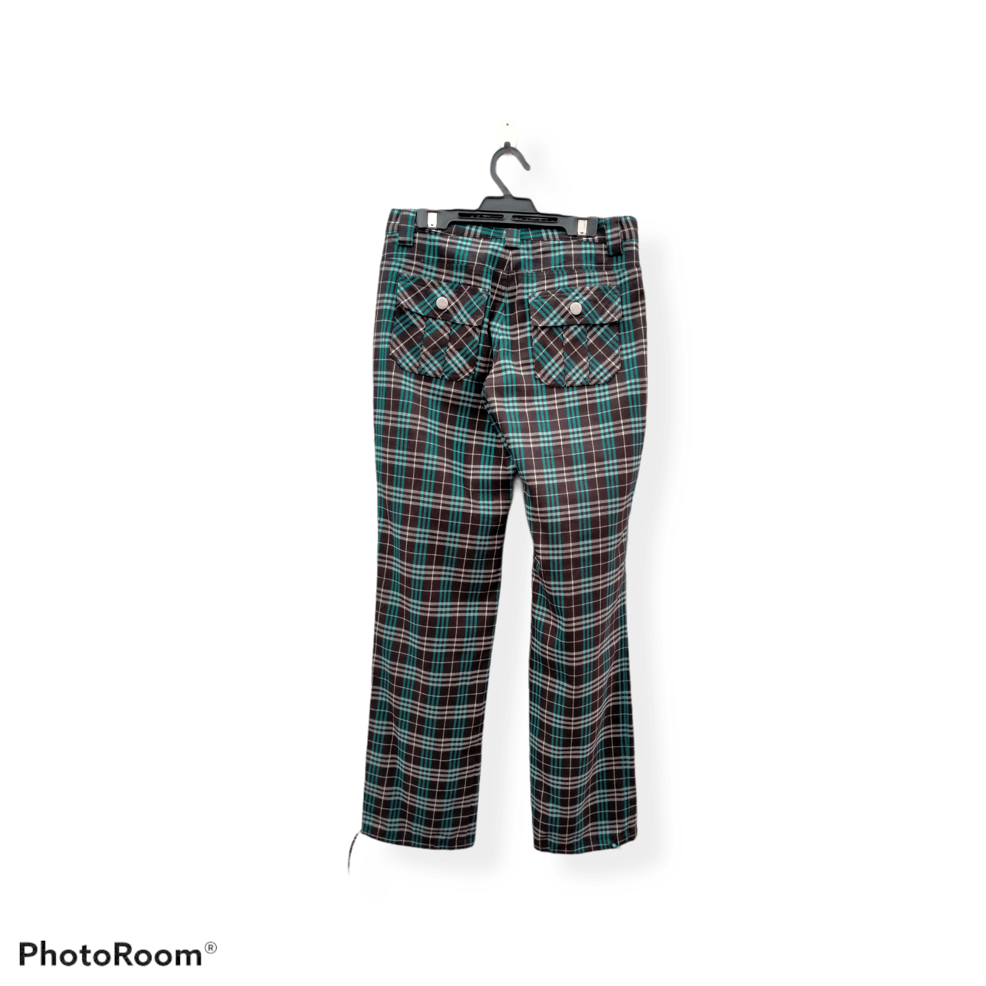 Burberry Burberry Blue Label Navy plaid pants Size US 28 / EU 44 - 2 Thumbnail