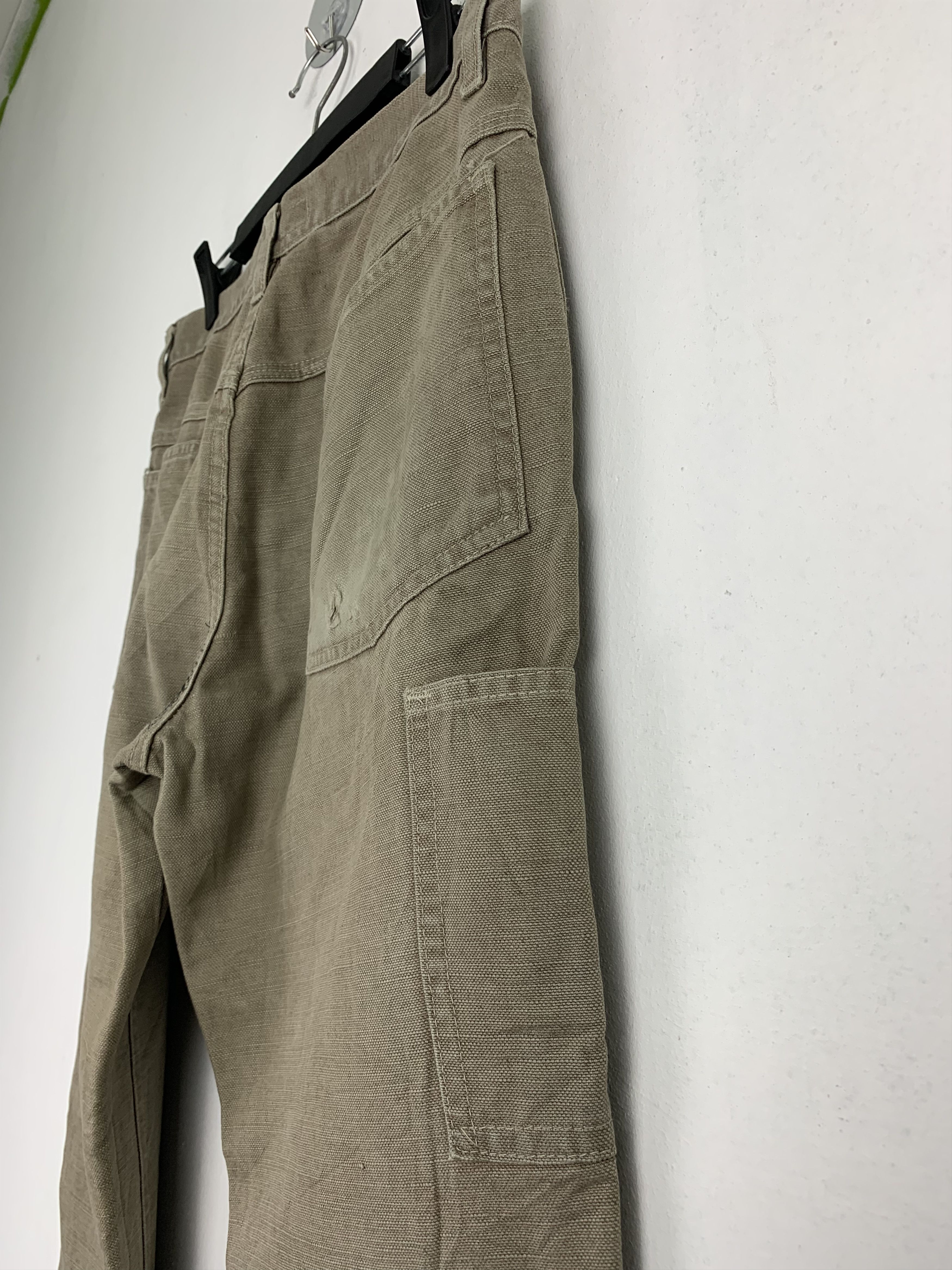 Japanese Brand Cargo Pants Acquaverde Workers Double Knee Like Carhatt Size US 29 - 15 Thumbnail