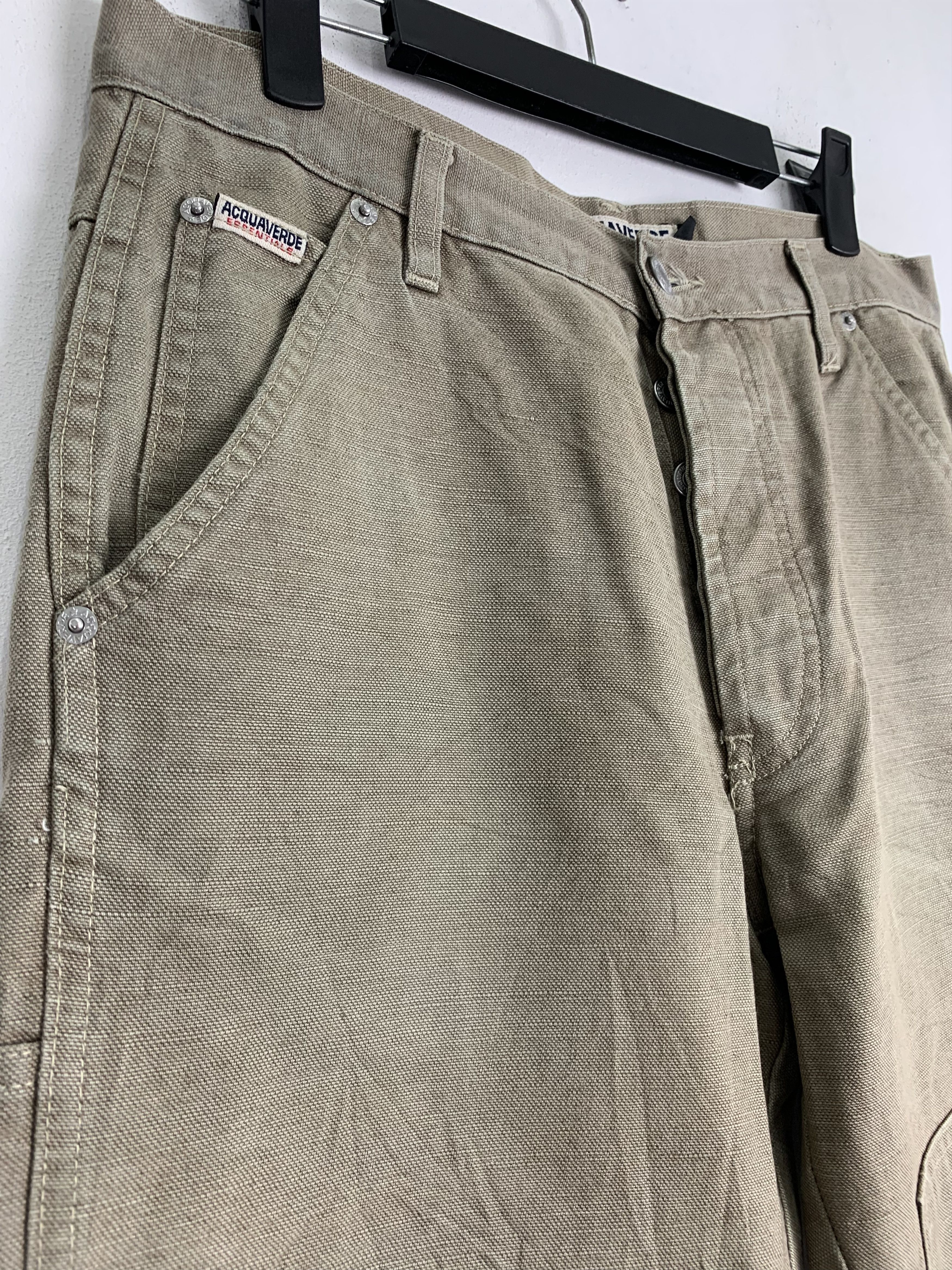 Japanese Brand Cargo Pants Acquaverde Workers Double Knee Like Carhatt Size US 29 - 5 Thumbnail