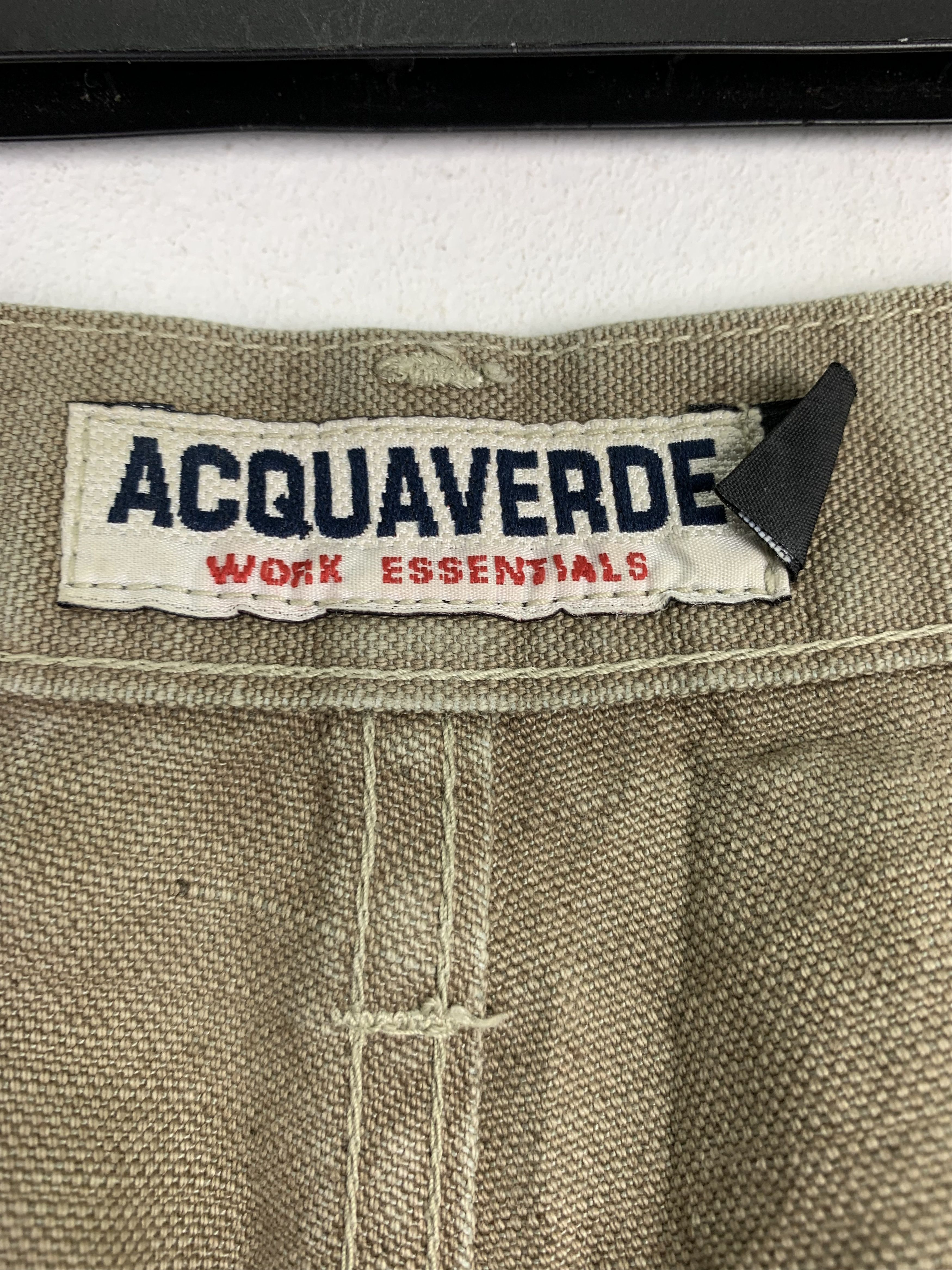 Japanese Brand Cargo Pants Acquaverde Workers Double Knee Like Carhatt Size US 29 - 9 Thumbnail