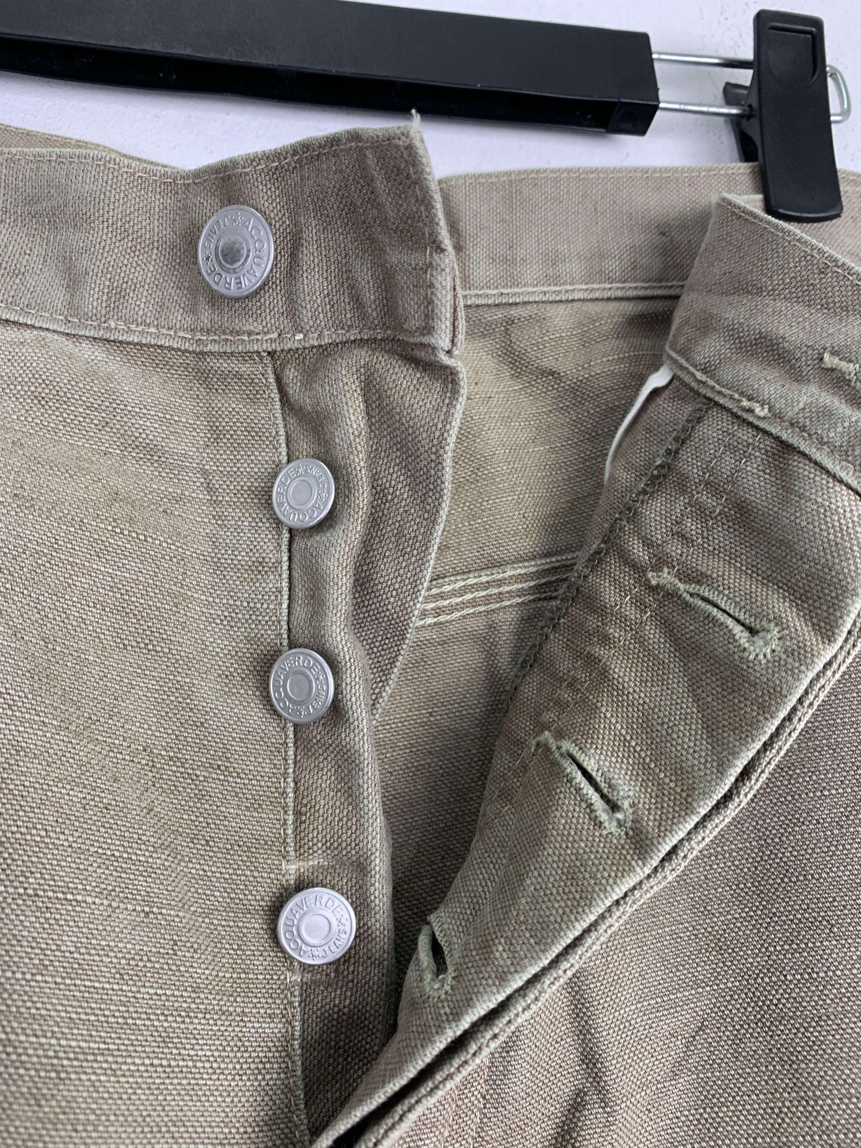 Japanese Brand Cargo Pants Acquaverde Workers Double Knee Like Carhatt Size US 29 - 10 Thumbnail