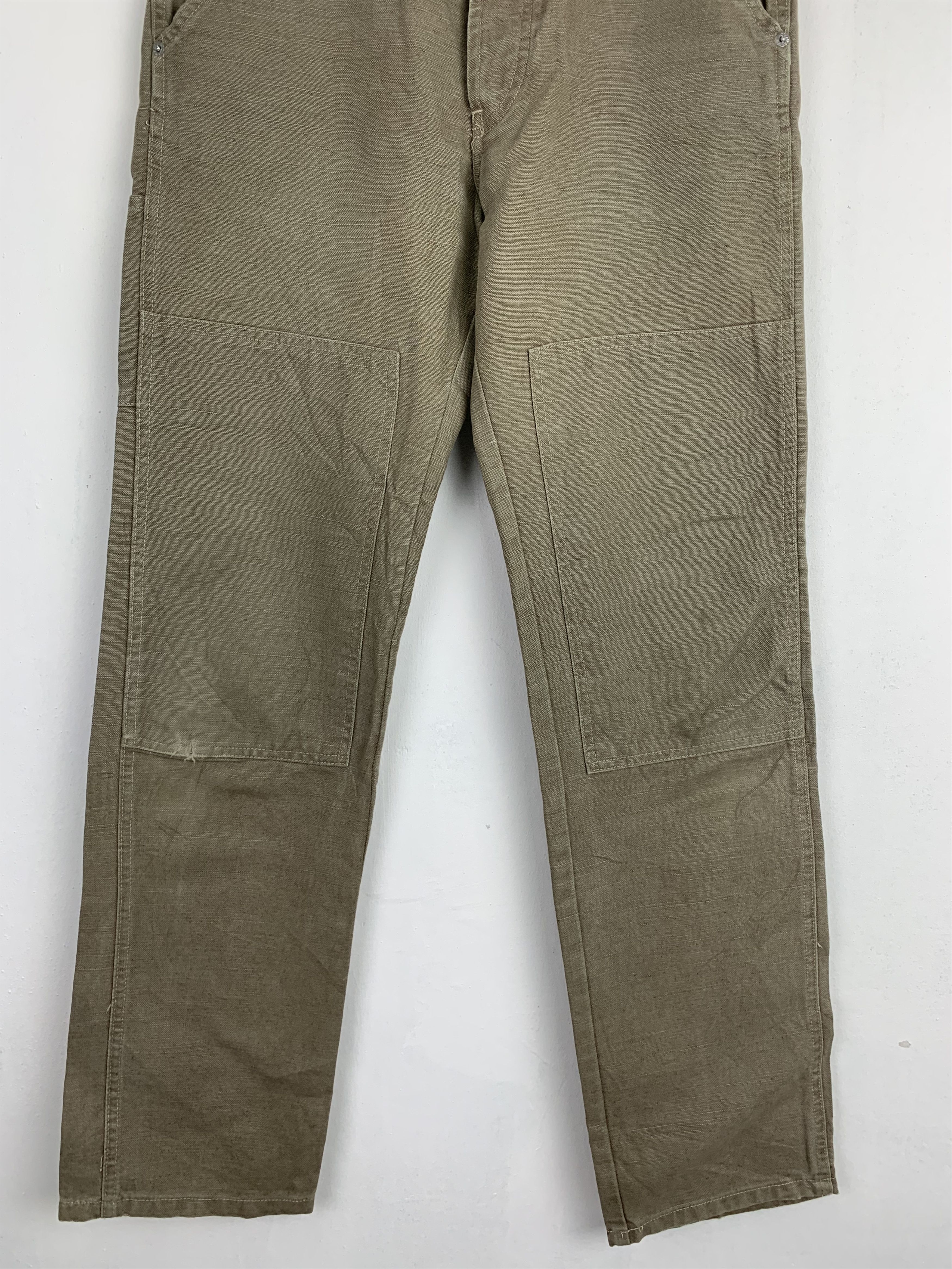 Japanese Brand Cargo Pants Acquaverde Workers Double Knee Like Carhatt Size US 29 - 4 Thumbnail