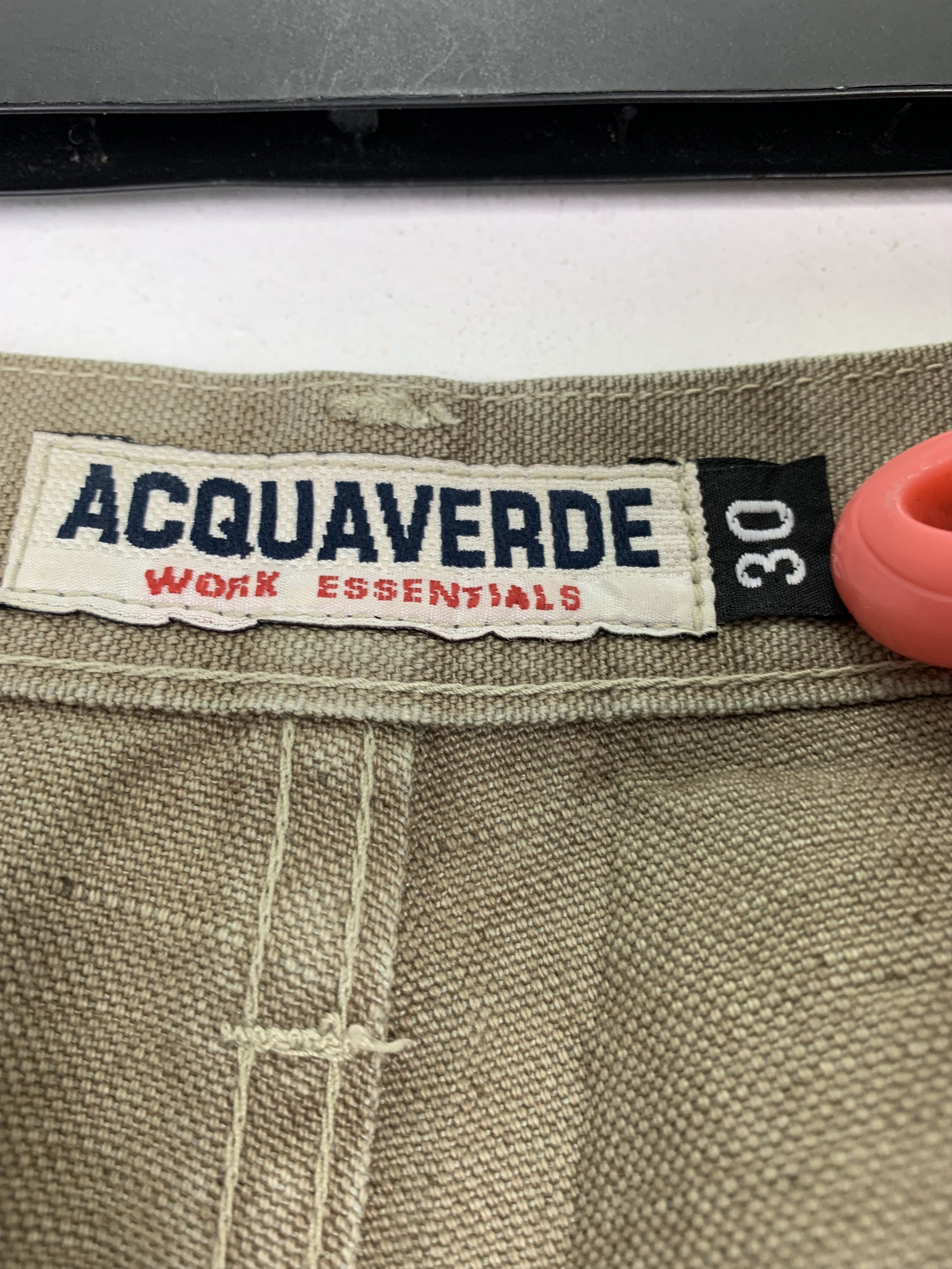 Japanese Brand Cargo Pants Acquaverde Workers Double Knee Like Carhatt Size US 29 - 11 Thumbnail
