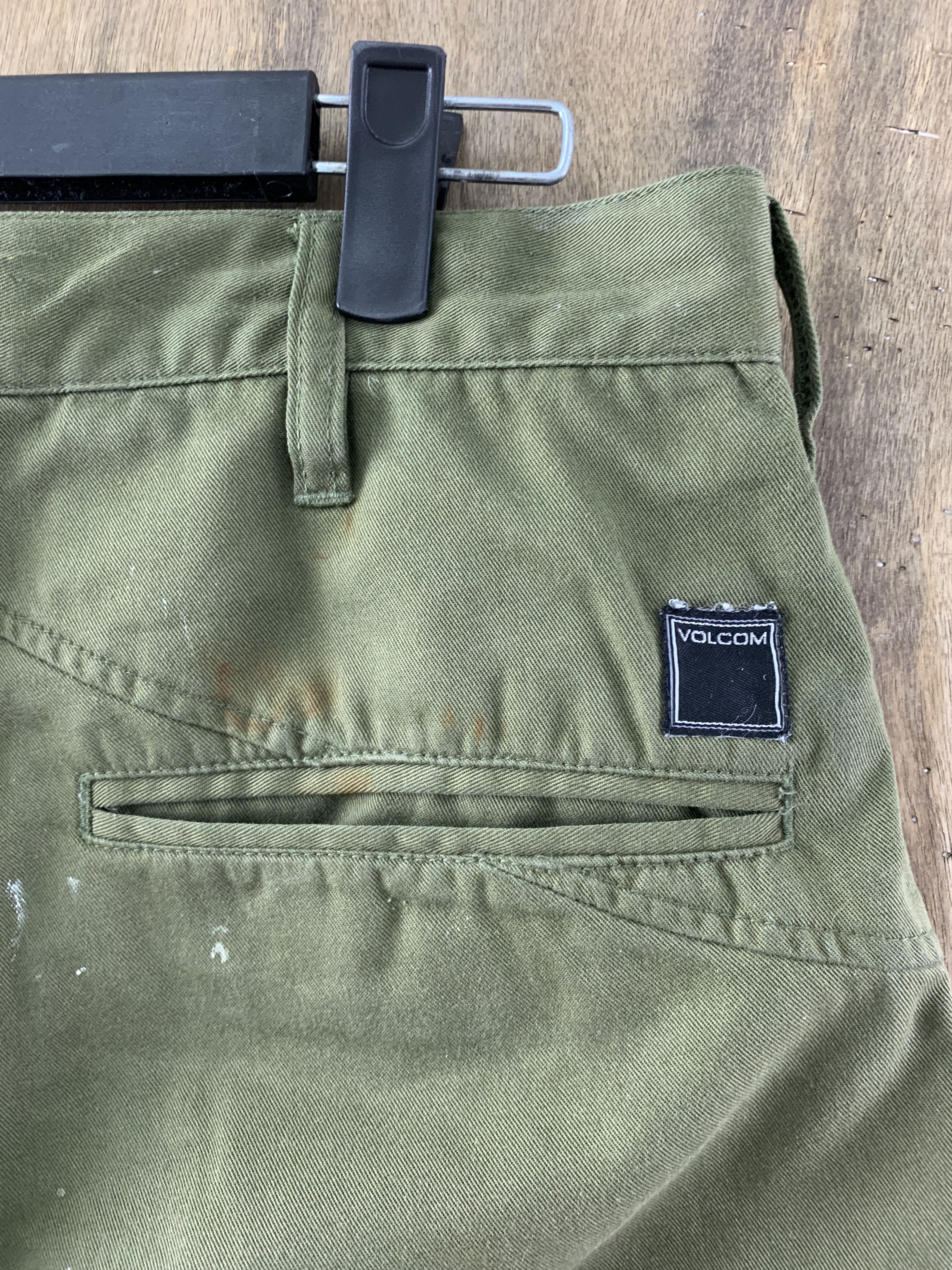 Japanese Brand Pants Volcom Custom Painter Dark Green Vtg Streetwear Style Size US 30 / EU 46 - 14 Thumbnail