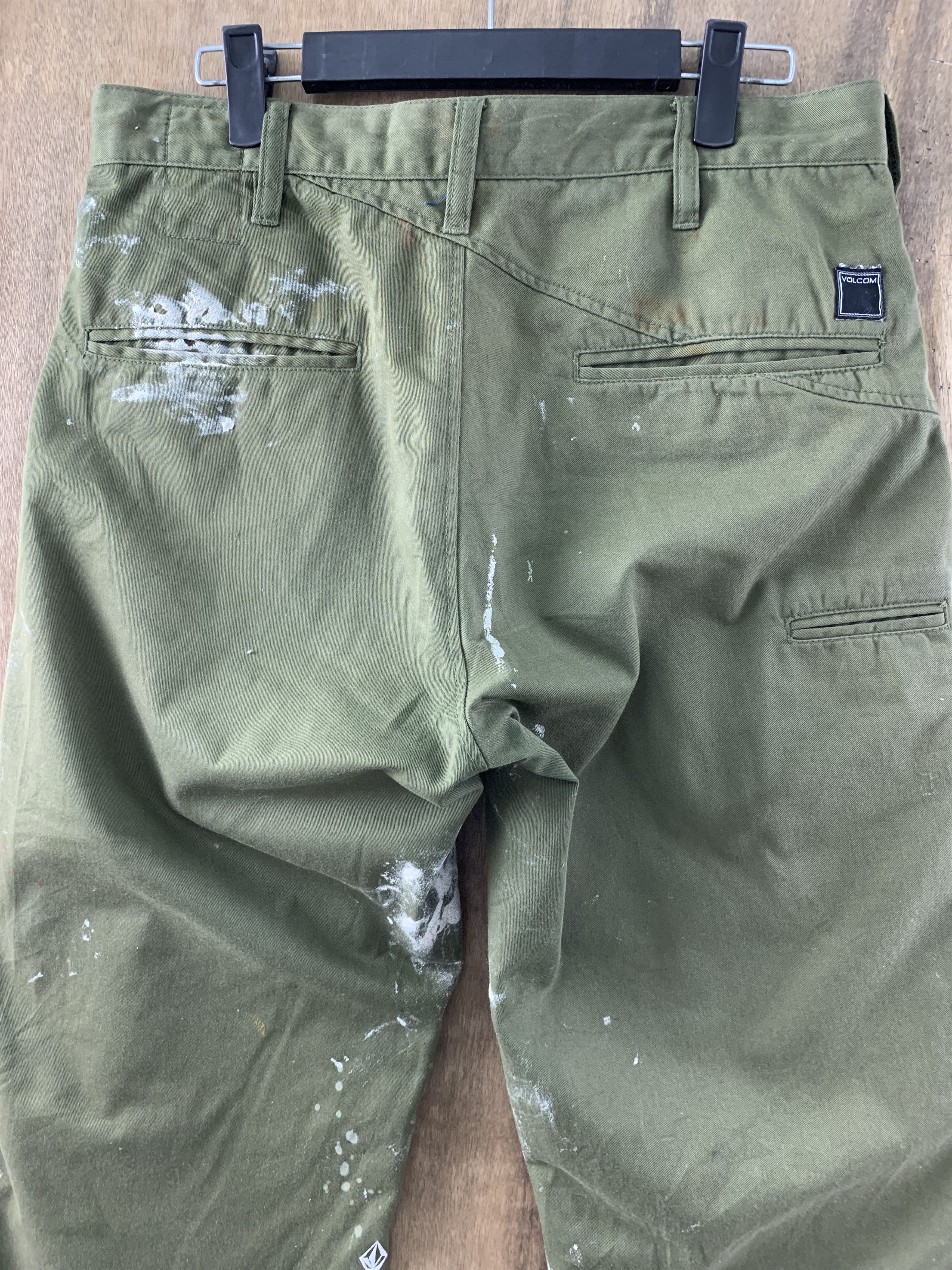 Japanese Brand Pants Volcom Custom Painter Dark Green Vtg Streetwear Style Size US 30 / EU 46 - 10 Thumbnail