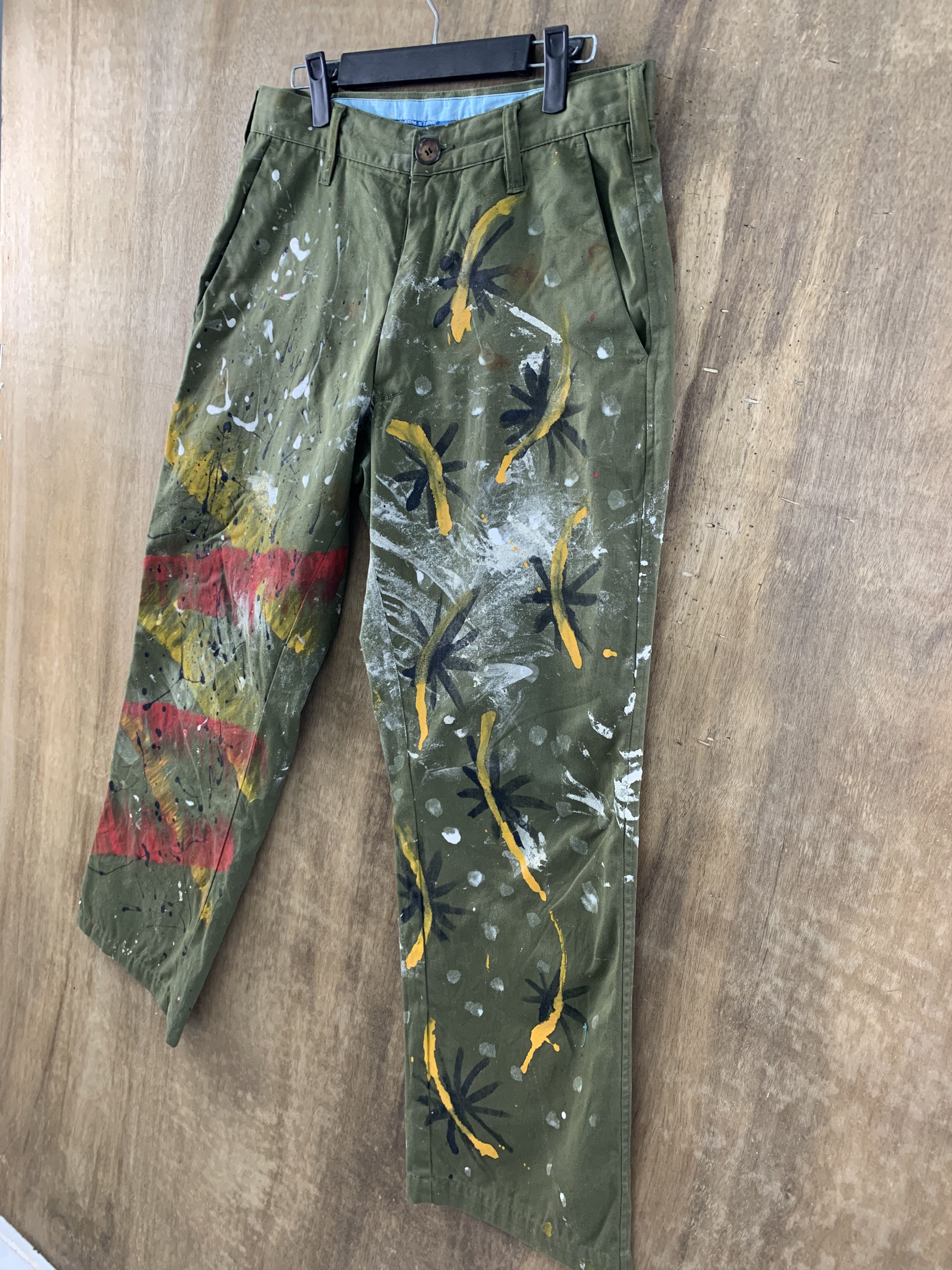 Japanese Brand Pants Volcom Custom Painter Dark Green Vtg Streetwear Style Size US 30 / EU 46 - 5 Thumbnail
