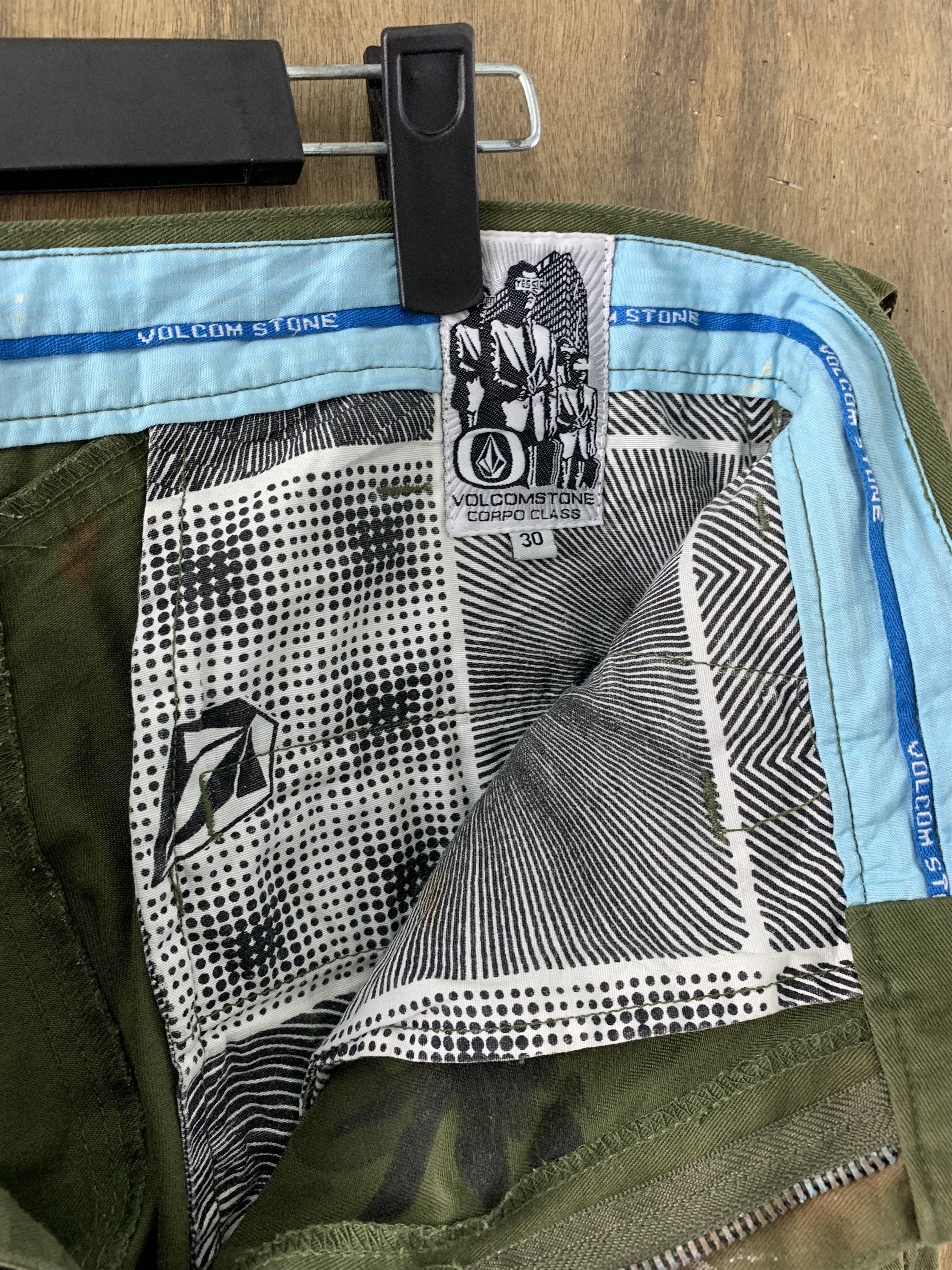 Japanese Brand Pants Volcom Custom Painter Dark Green Vtg Streetwear Style Size US 30 / EU 46 - 15 Thumbnail