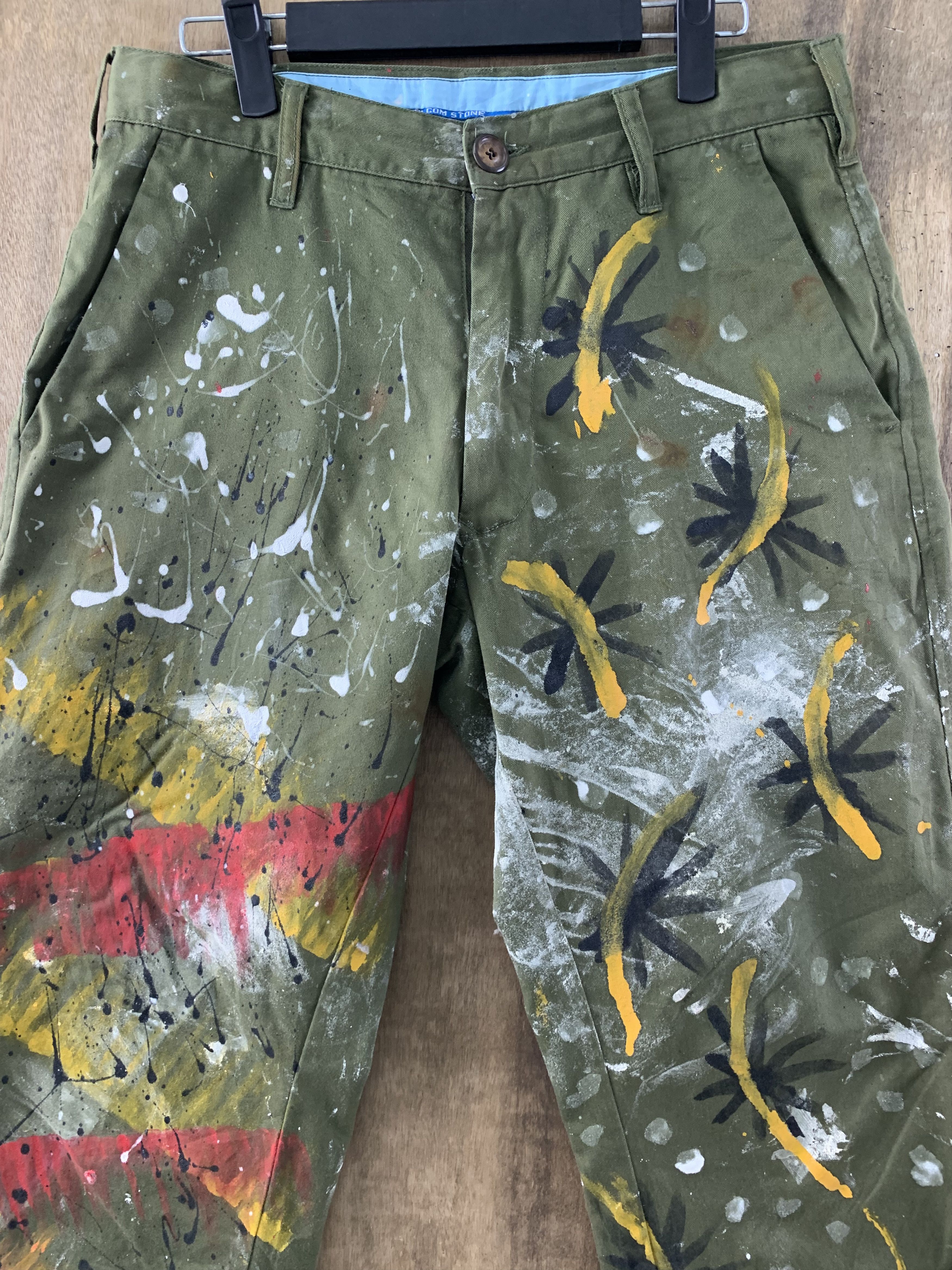 Japanese Brand Pants Volcom Custom Painter Dark Green Vtg Streetwear Style Size US 30 / EU 46 - 2 Thumbnail