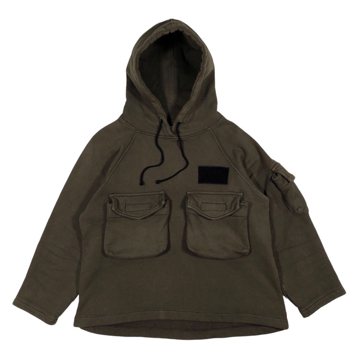 Needles × Nepenthes Hoggs By Nepenthes Military Multi Pocket Boxy Hoodie Size US S / EU 44-46 / 1 - 1 Thumbnail